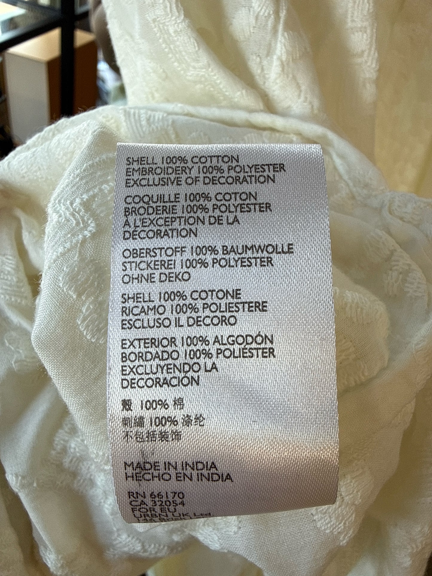 Anthropologie Size S Ivory Dress