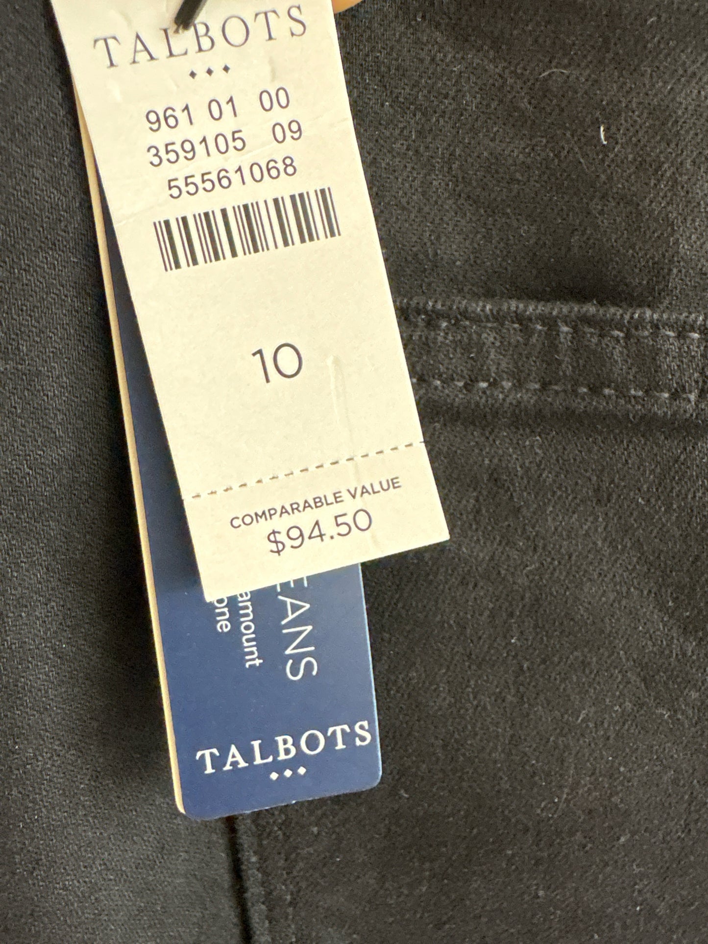 TALBOTS Size 10 Black Pants