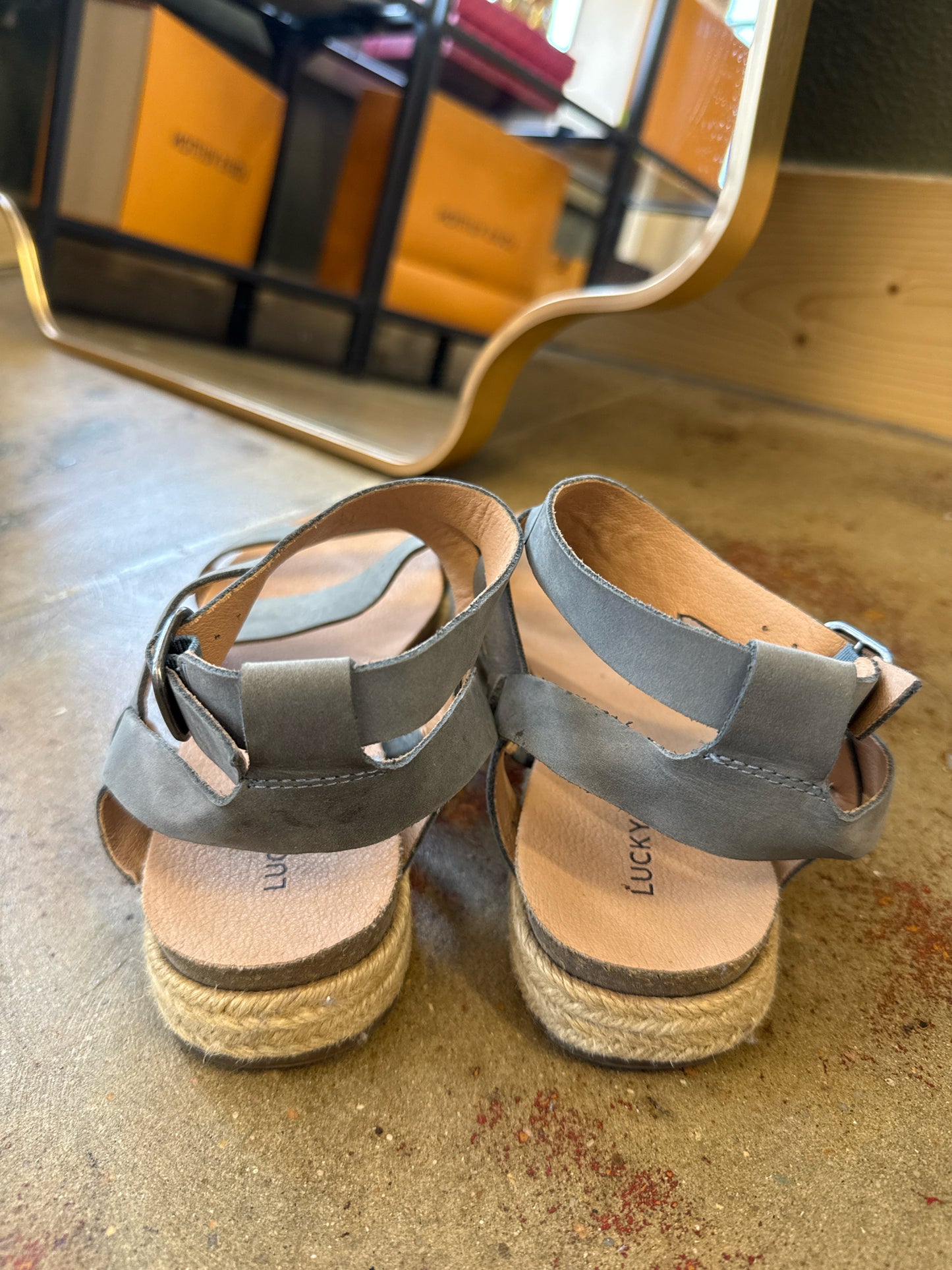 Lucky Brand Shoe Size 8.5 Blue Sandals