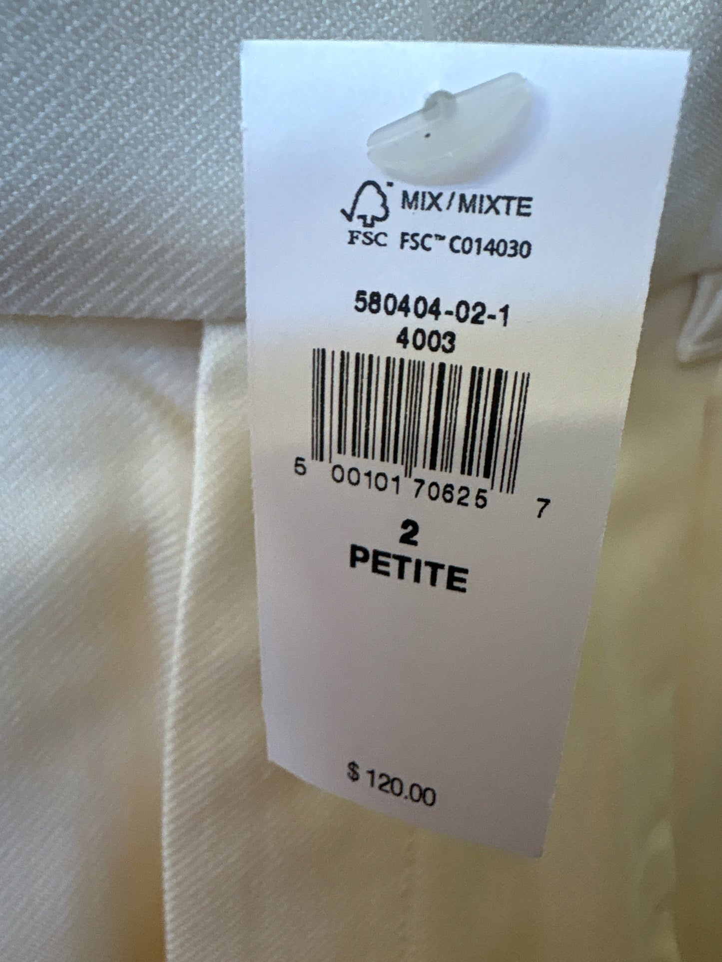 Banana Republic Size 2 off white Shorts