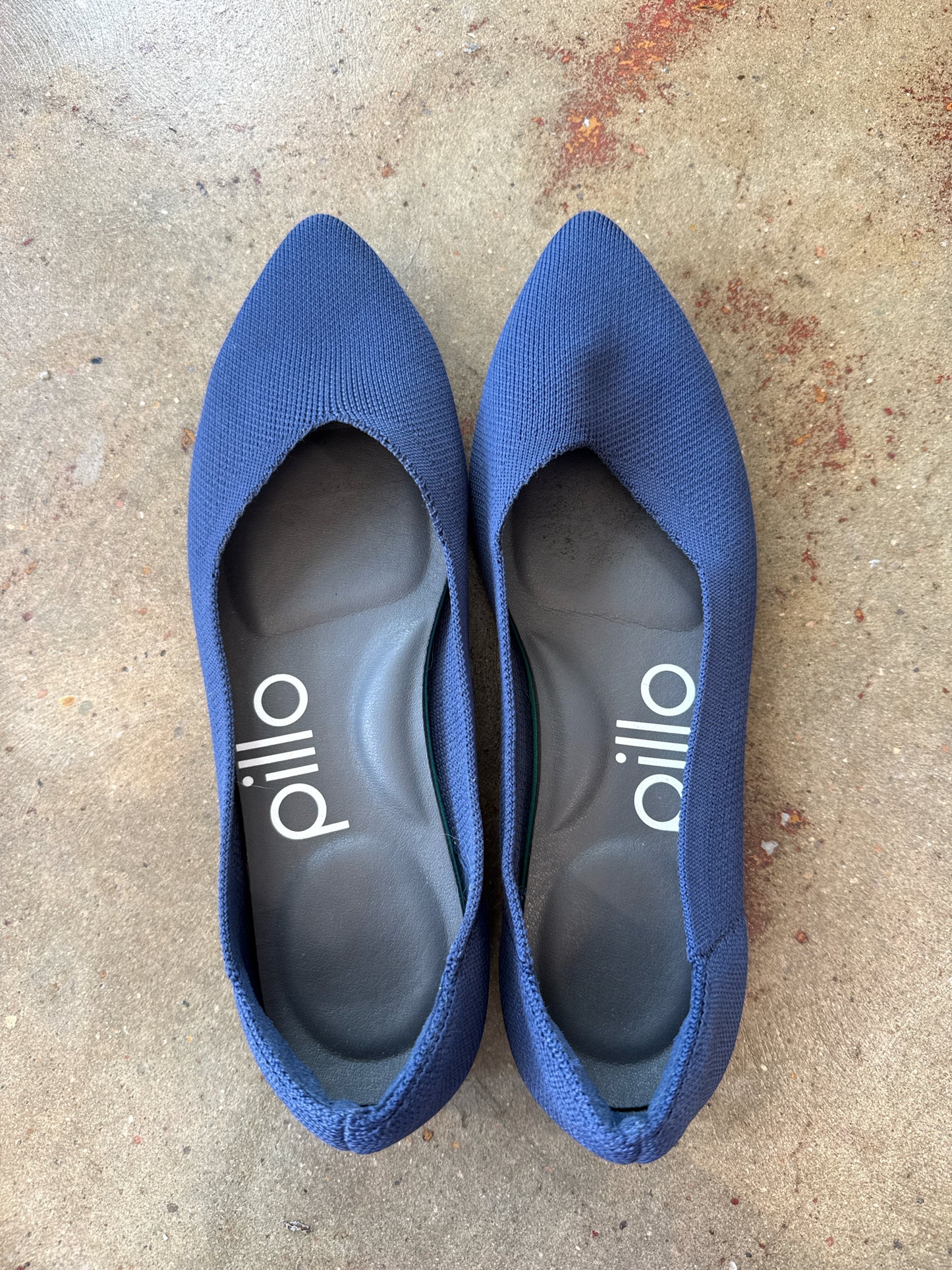 Pillo Shoe Size 40 Navy Flats