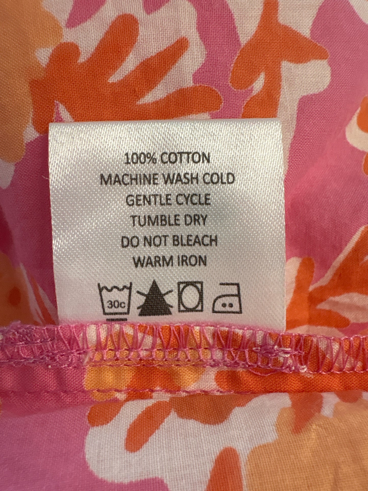 mudpie Size M orange and pink Dress
