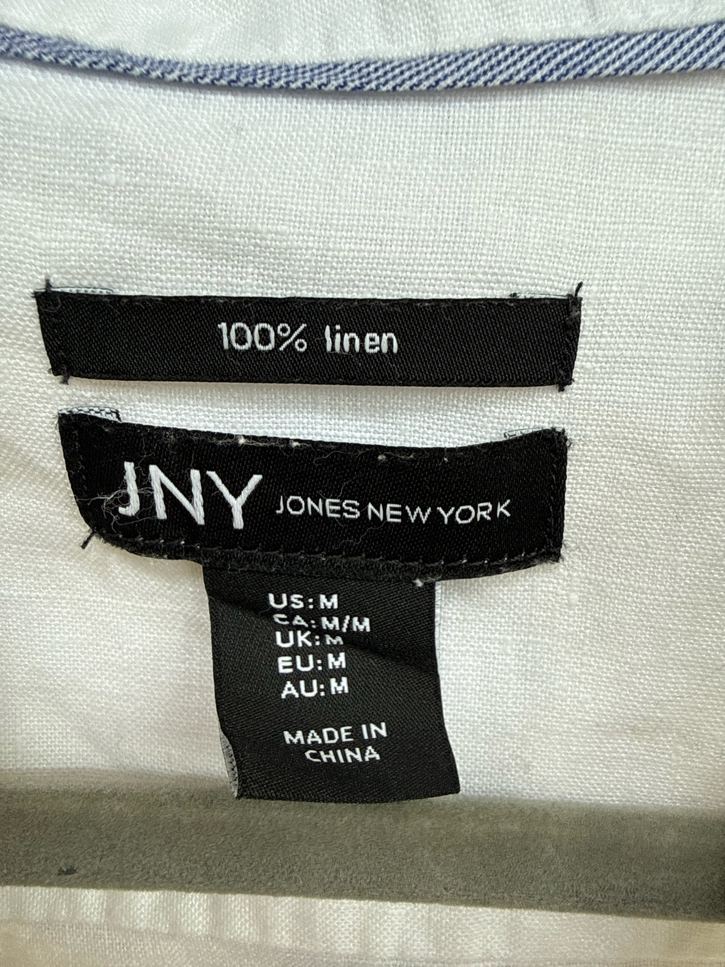 JNY Size M White Shacket