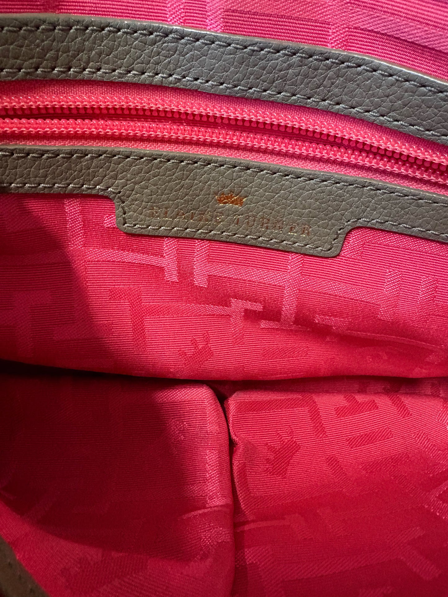 Elaine Turner Gray Purse