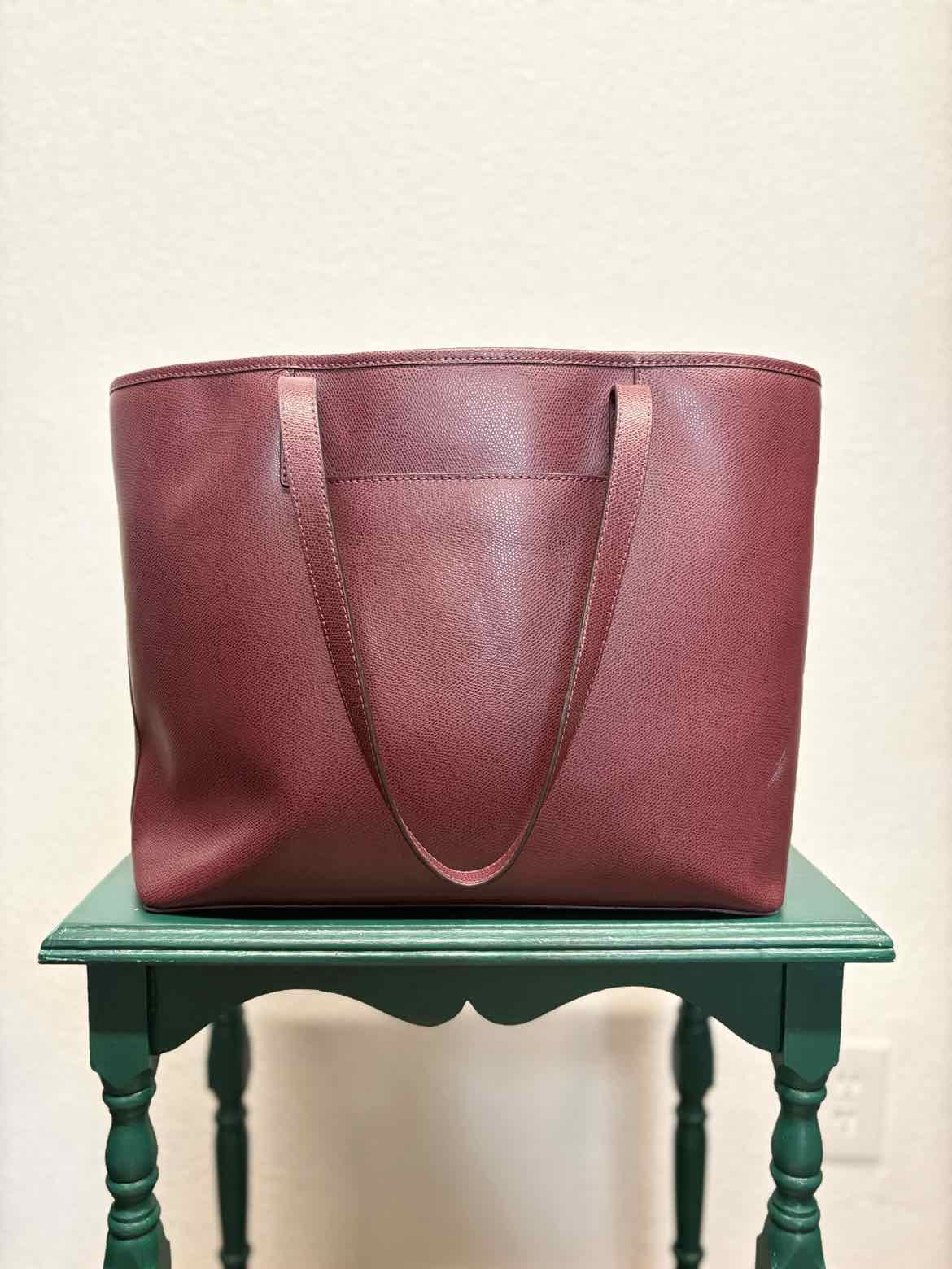 MICHAEL KORS Maroon Solid Purse