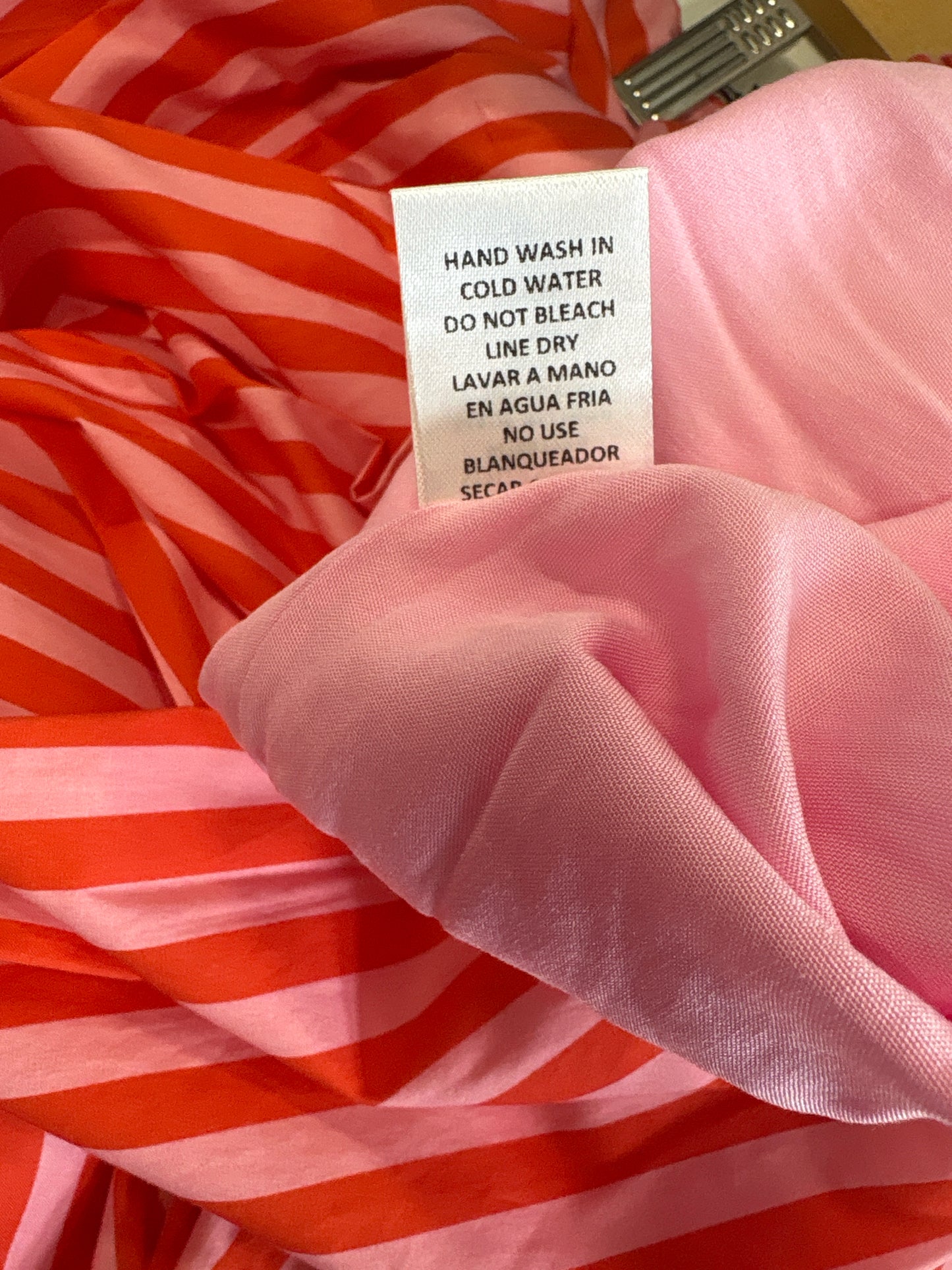 entro Size L Pink/Red Skirt