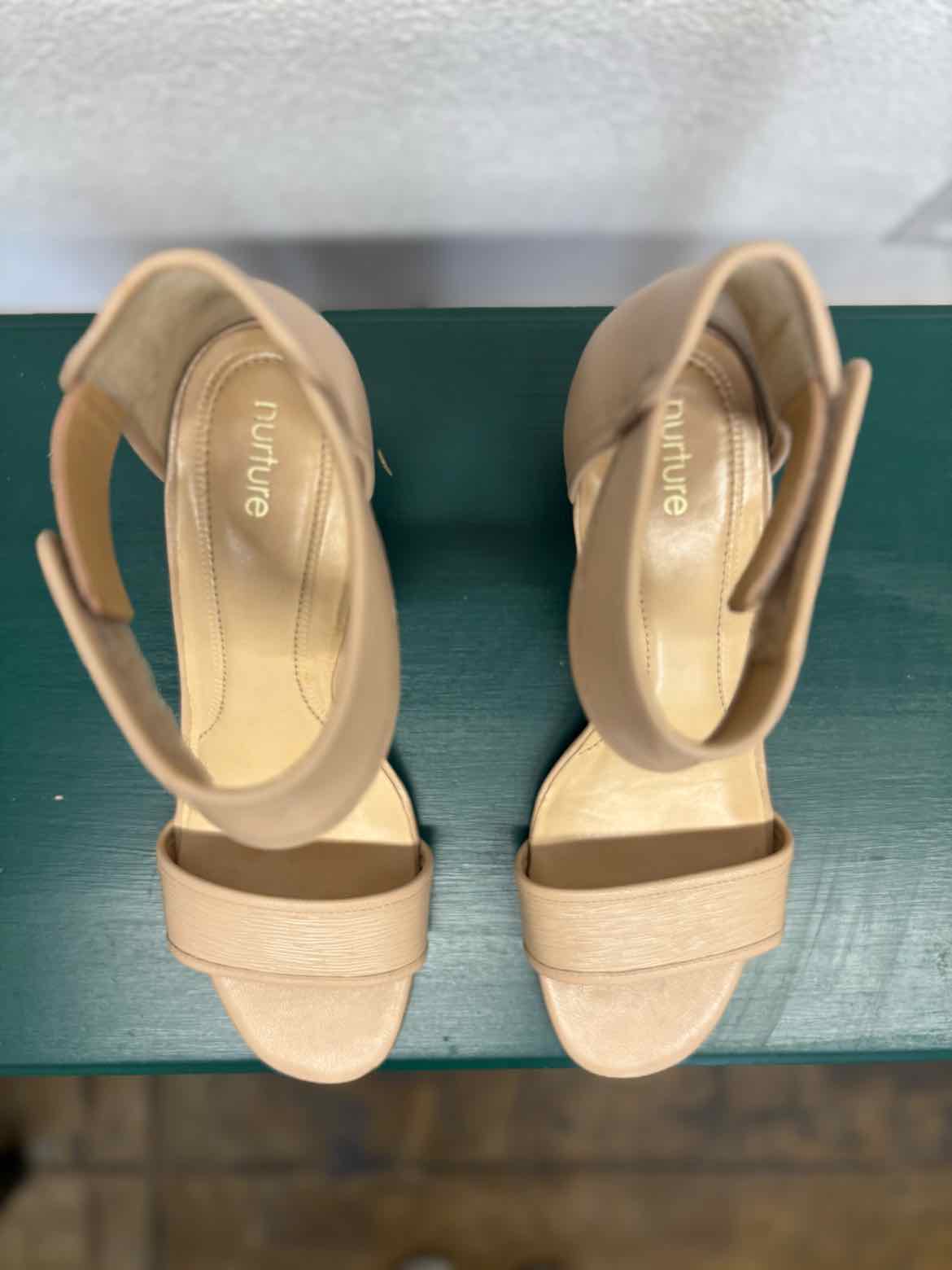 Nurture Shoe Size 11 Nude Block Heel Heels