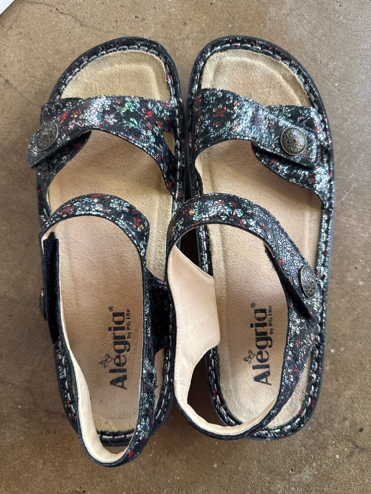 Alegria Shoe Size 41 Black Sandals