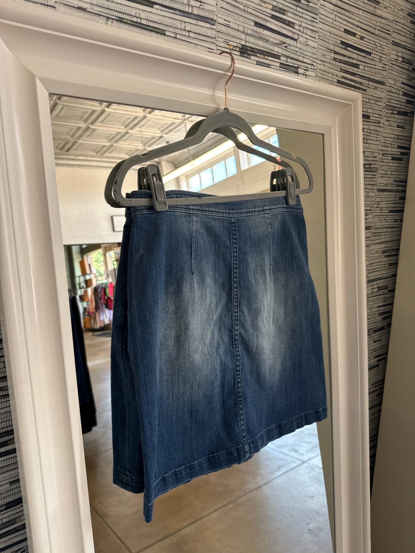 MICHAEL KORS Size 0 Denim Skirt