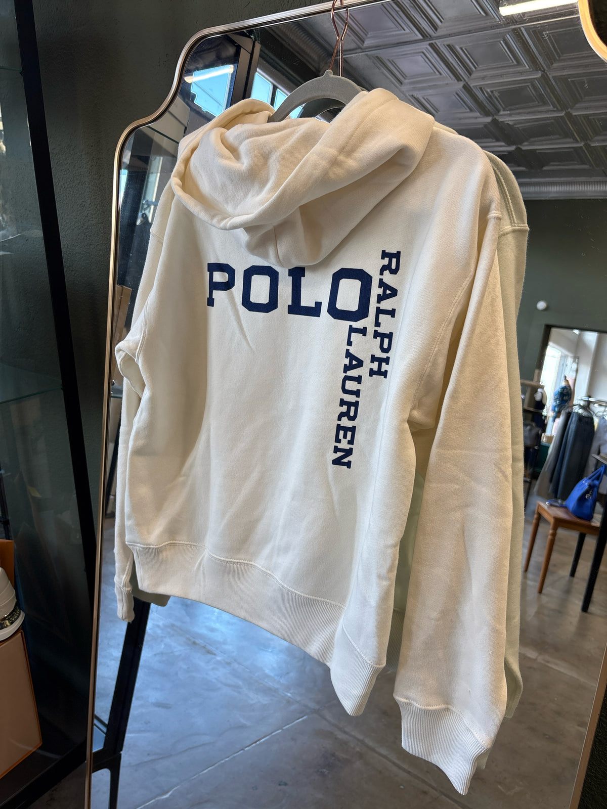 Polo Ralph Lauren Size M Ivory Sweatshirt/Hoodie
