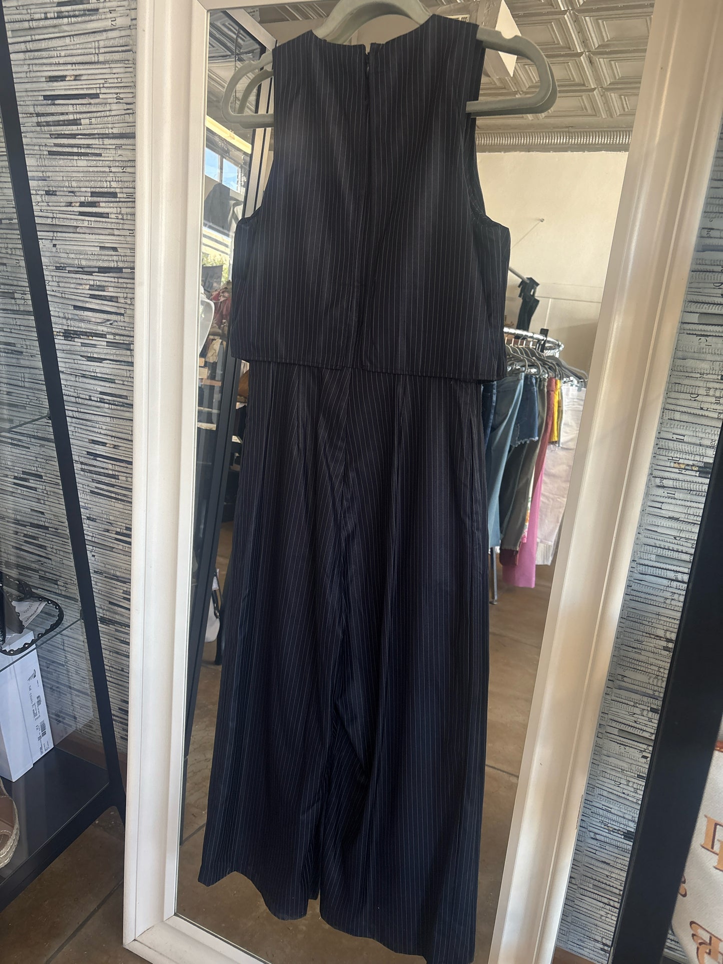 Tart Size S Navy/White Stripe Romper