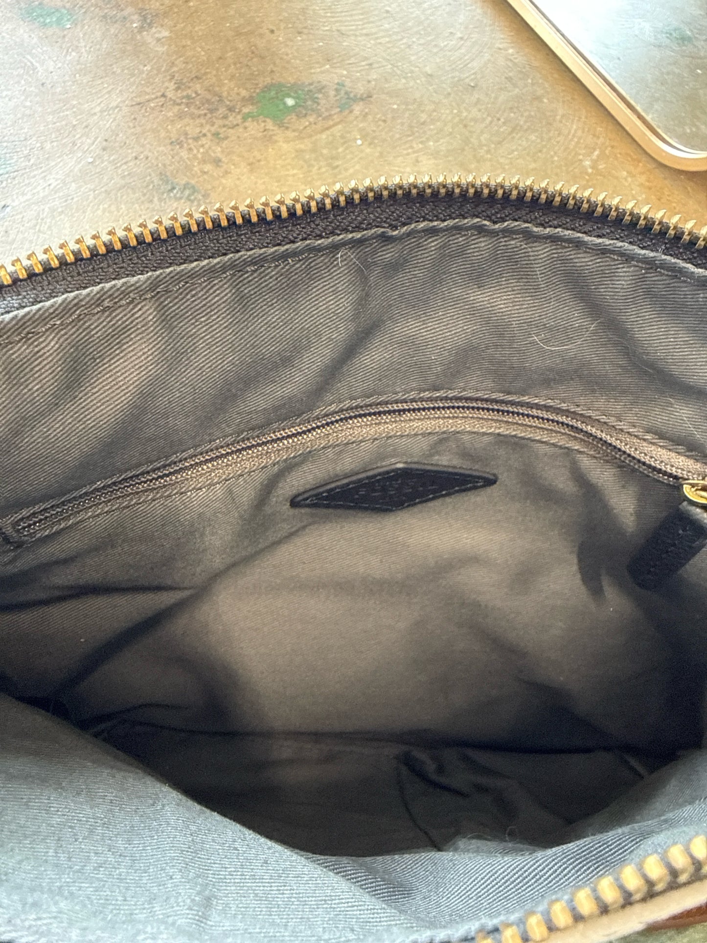 Fossil Black/White Purse