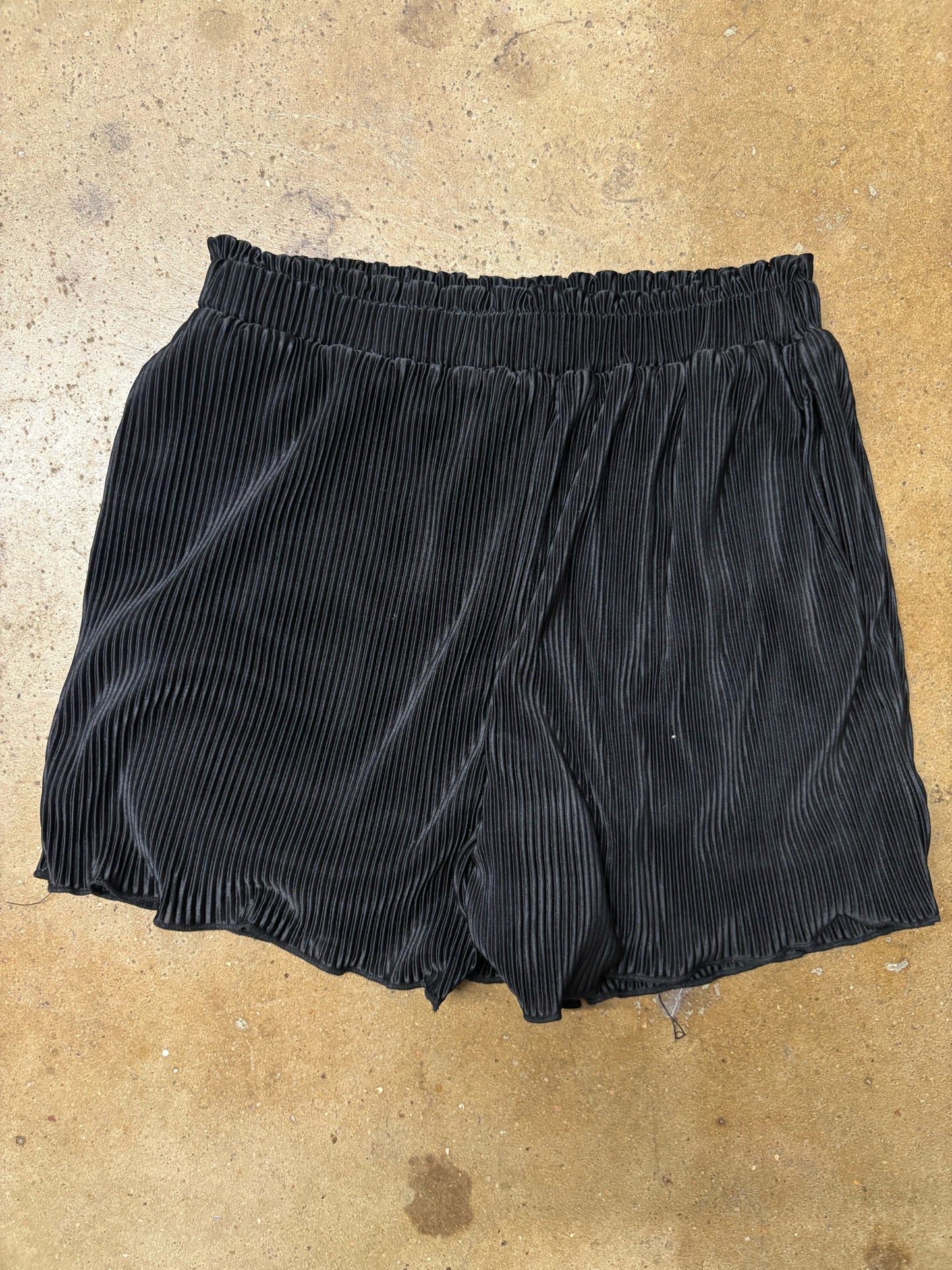 TCEC Size S Black Ribbed Two Piece Set