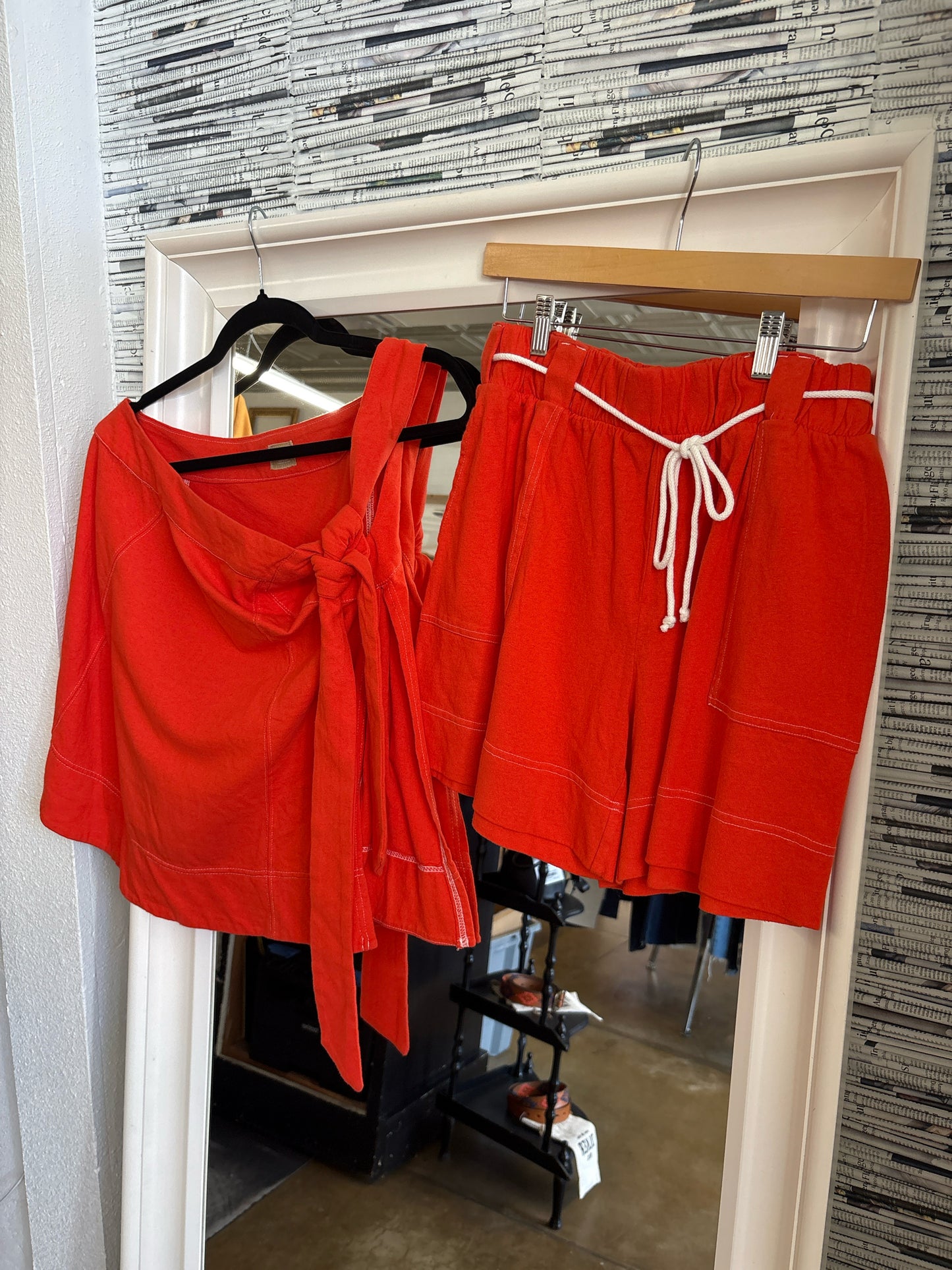 free-est Size XS Red Two PC Set