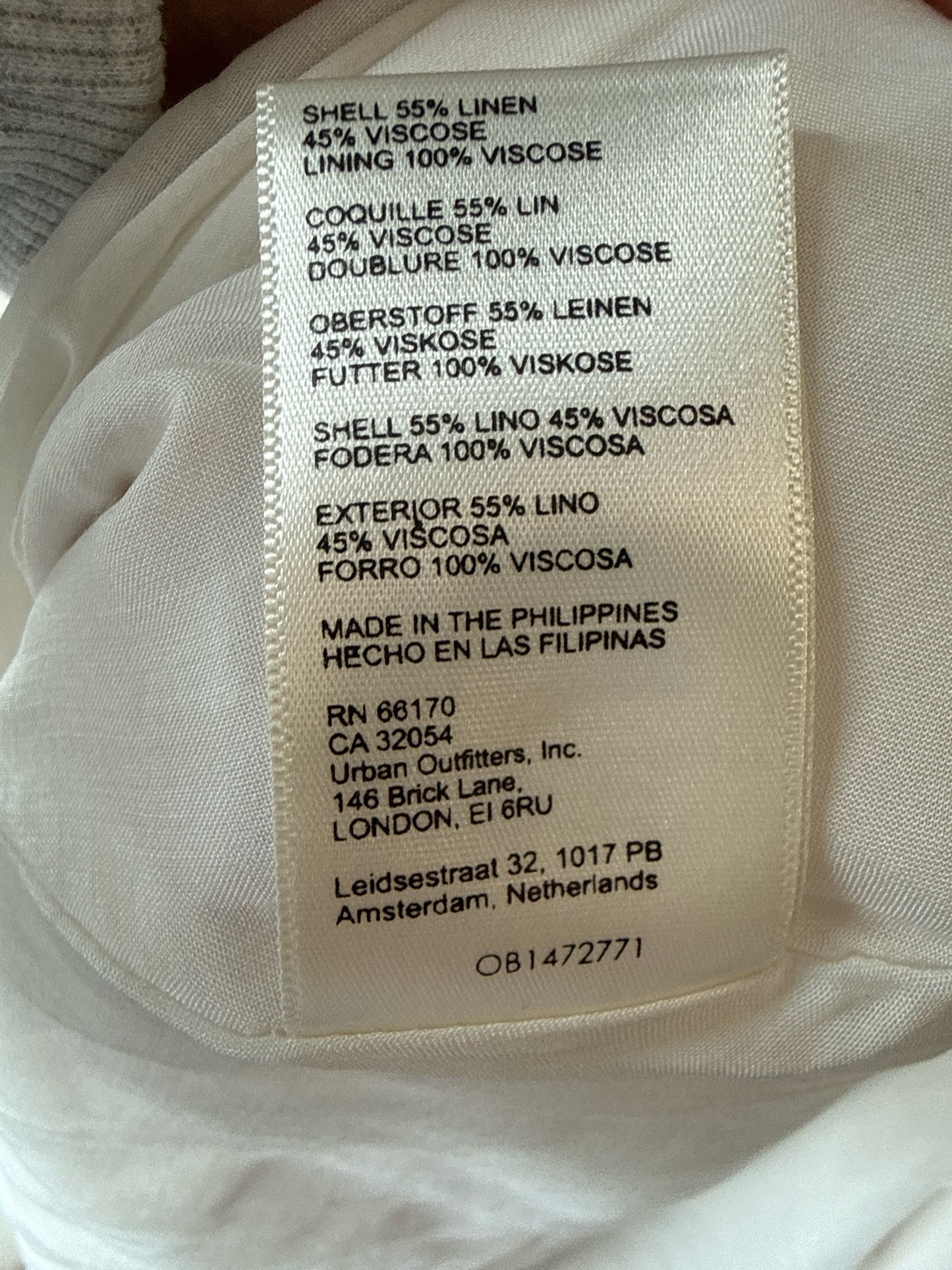Maeve Size 00 White/Blue Dress
