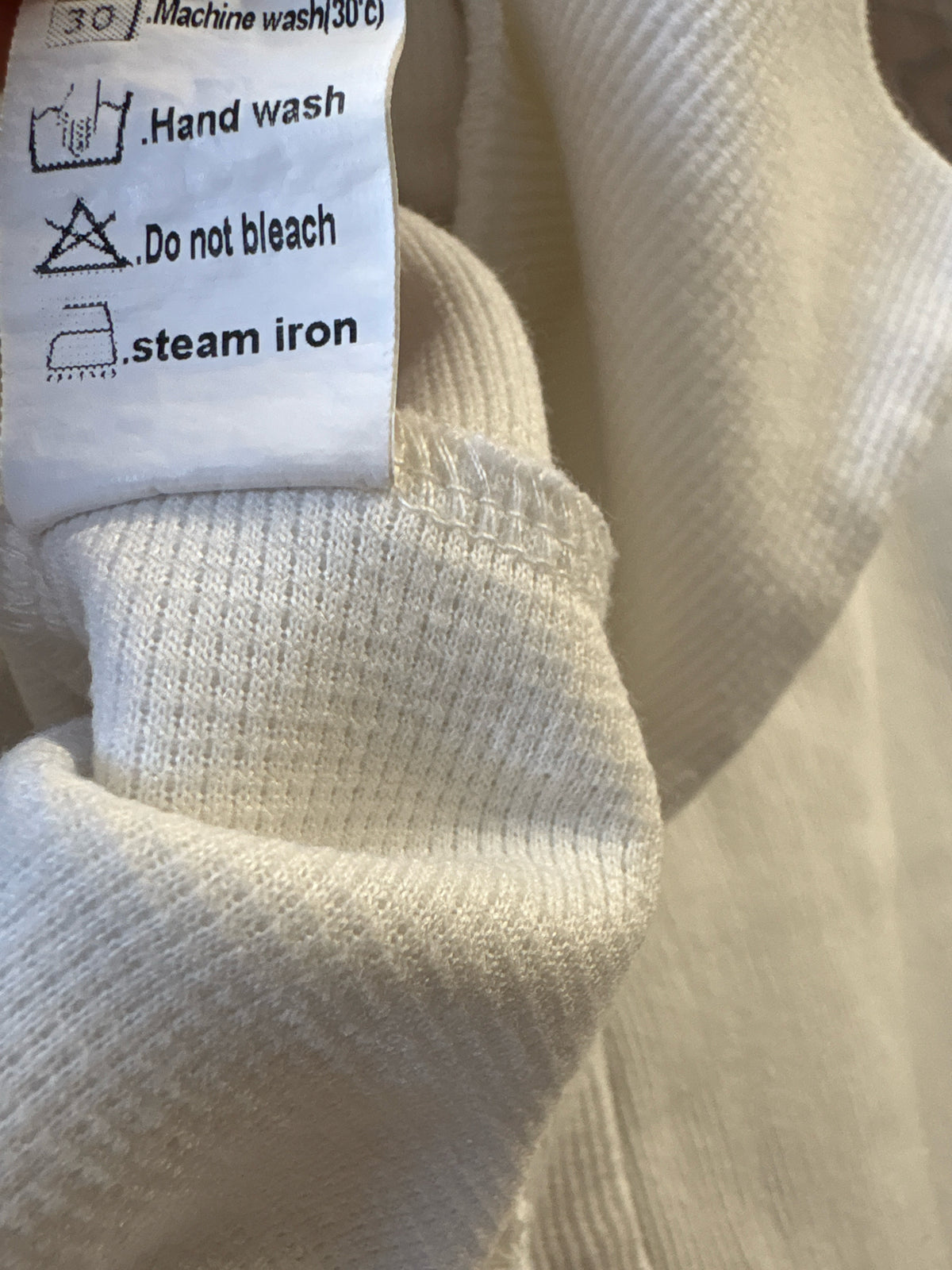 Anrabess Size S White Sweatshirt/Hoodie