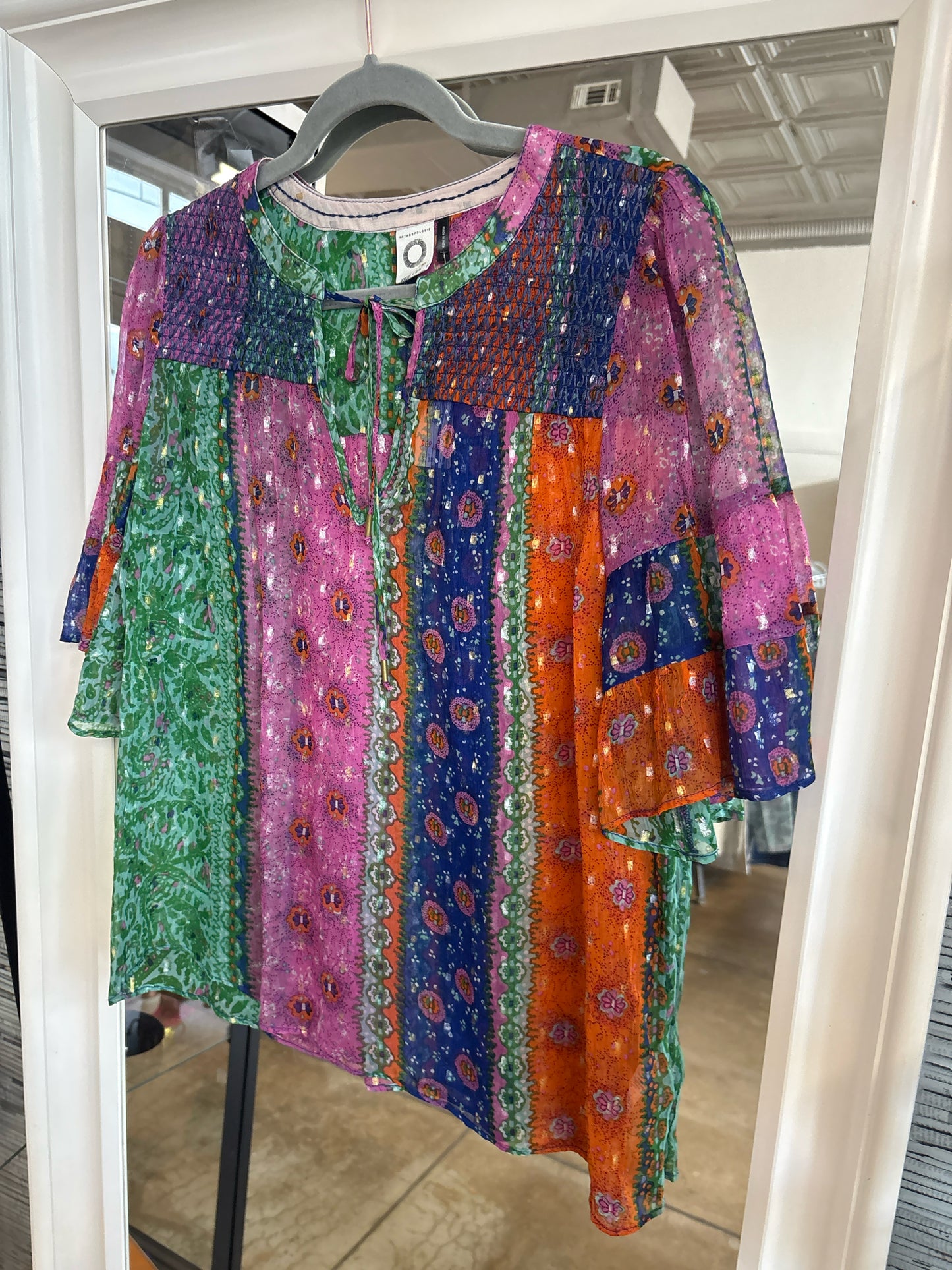AKEMI + KIN Size S multi Stripe Top