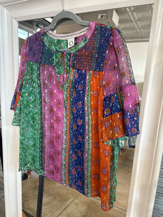 AKEMI + KIN Size S multi Stripe Top
