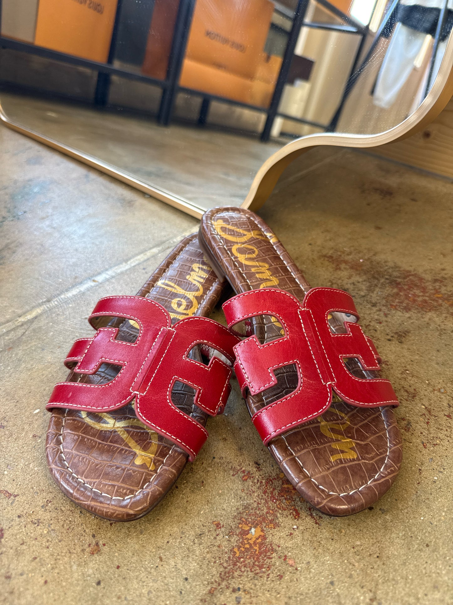 Sam Edelman Shoe Size 7 Red Sandals