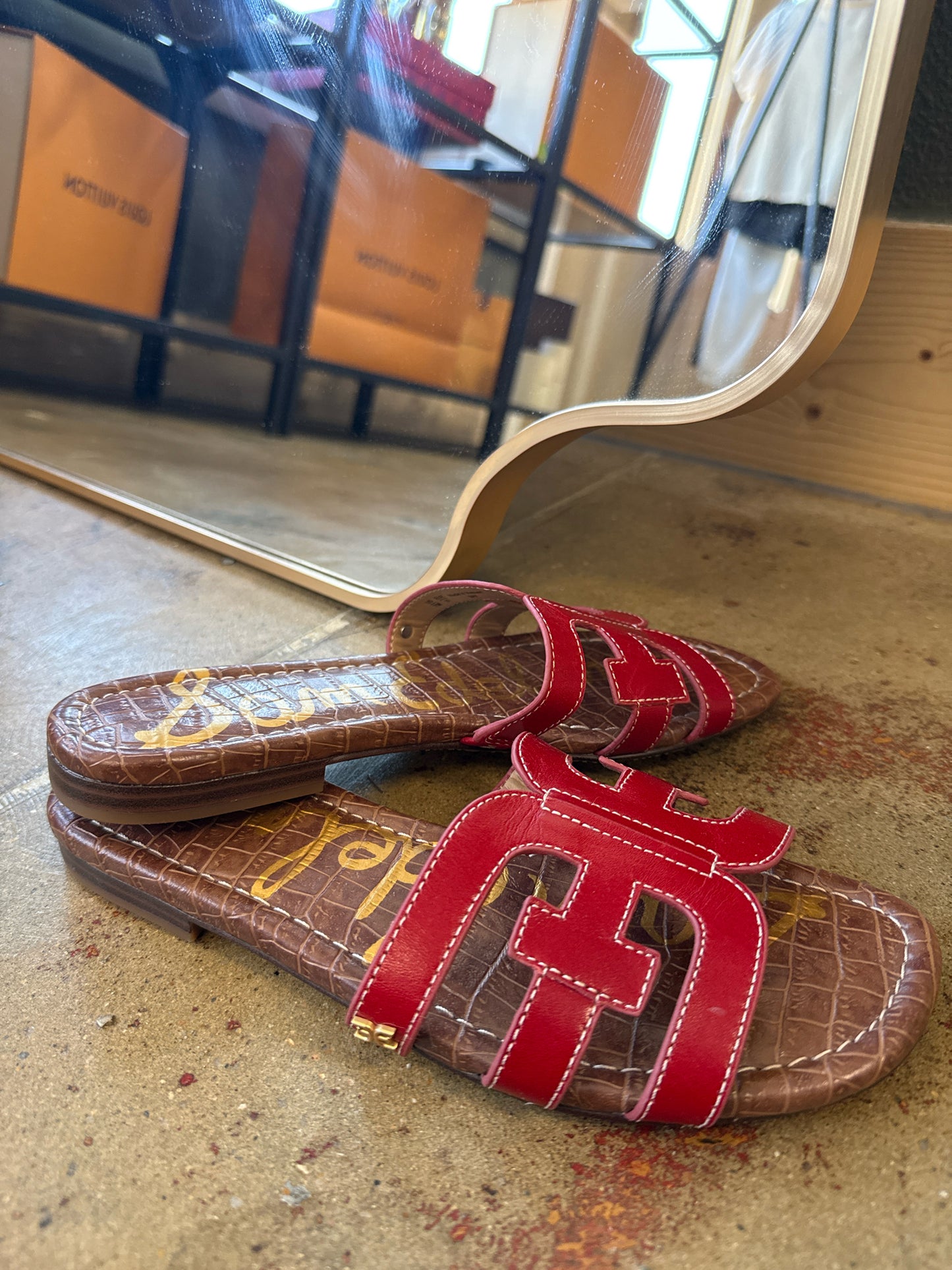 Sam Edelman Shoe Size 7 Red Sandals