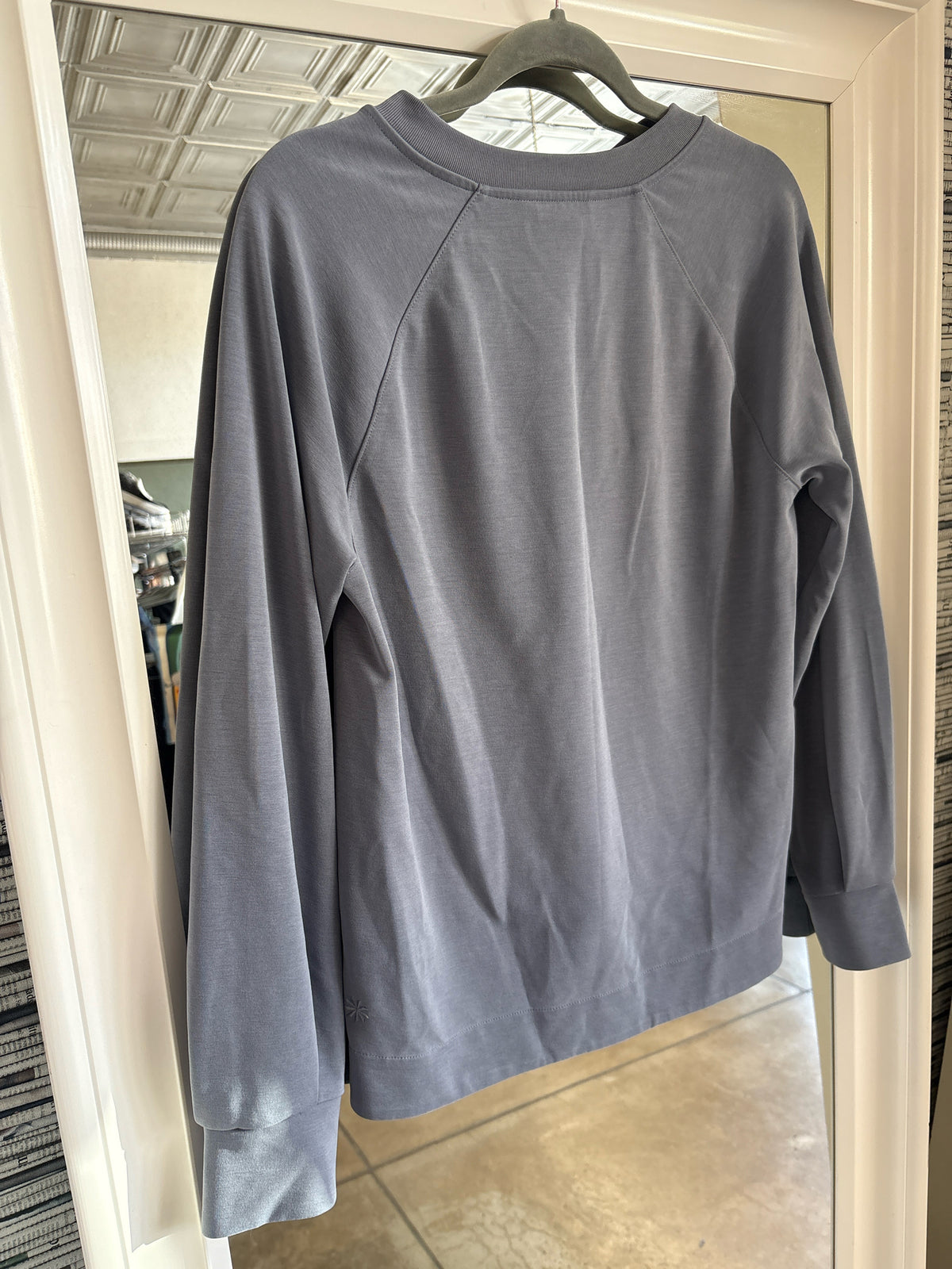 ATHLETA Size SP Blue Sweatshirt/Hoodie