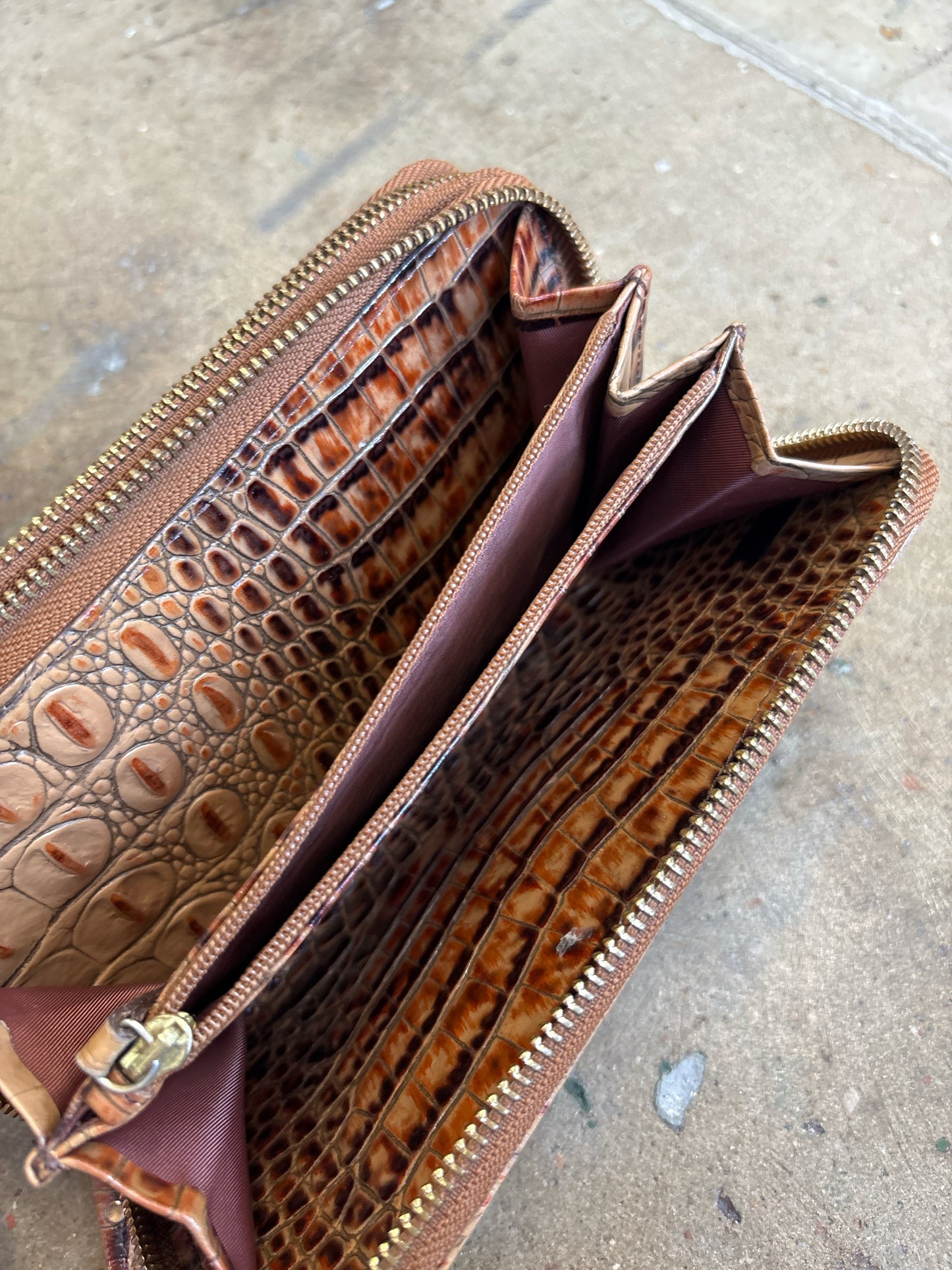 Brahmin Brown Wallet/Wristlet