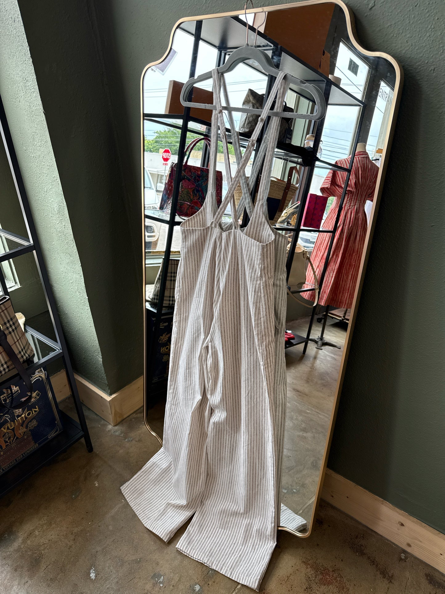 Flynn Skye Size L Tan/Cream Romper