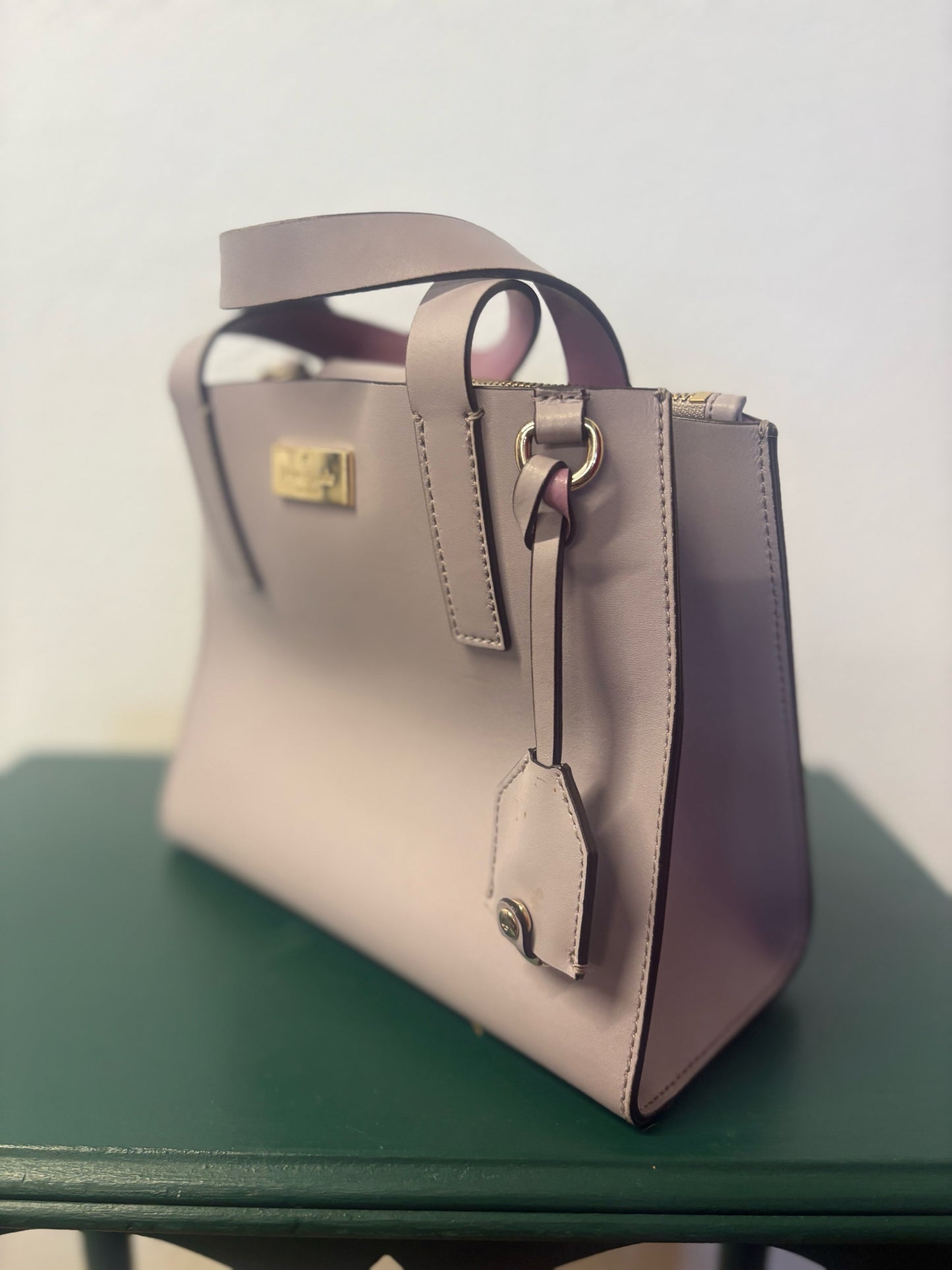 Kate Spade Gray Purple Purse