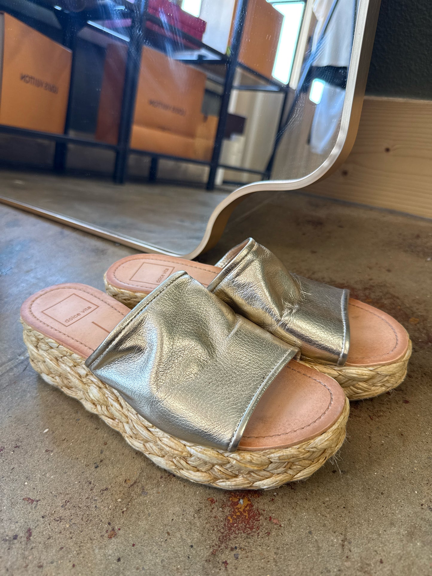 Dolce Vita Gold Heels