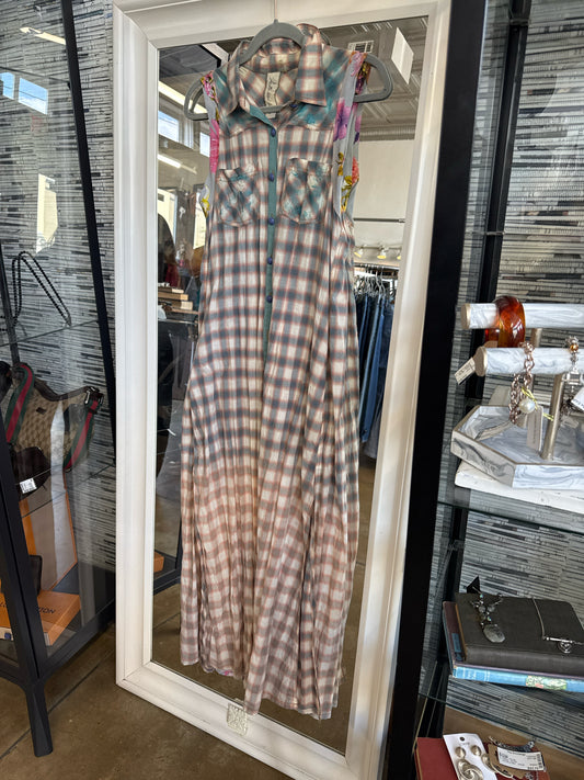 ARATTA SILENT JOURNEY Size XS multi Plaid Dress