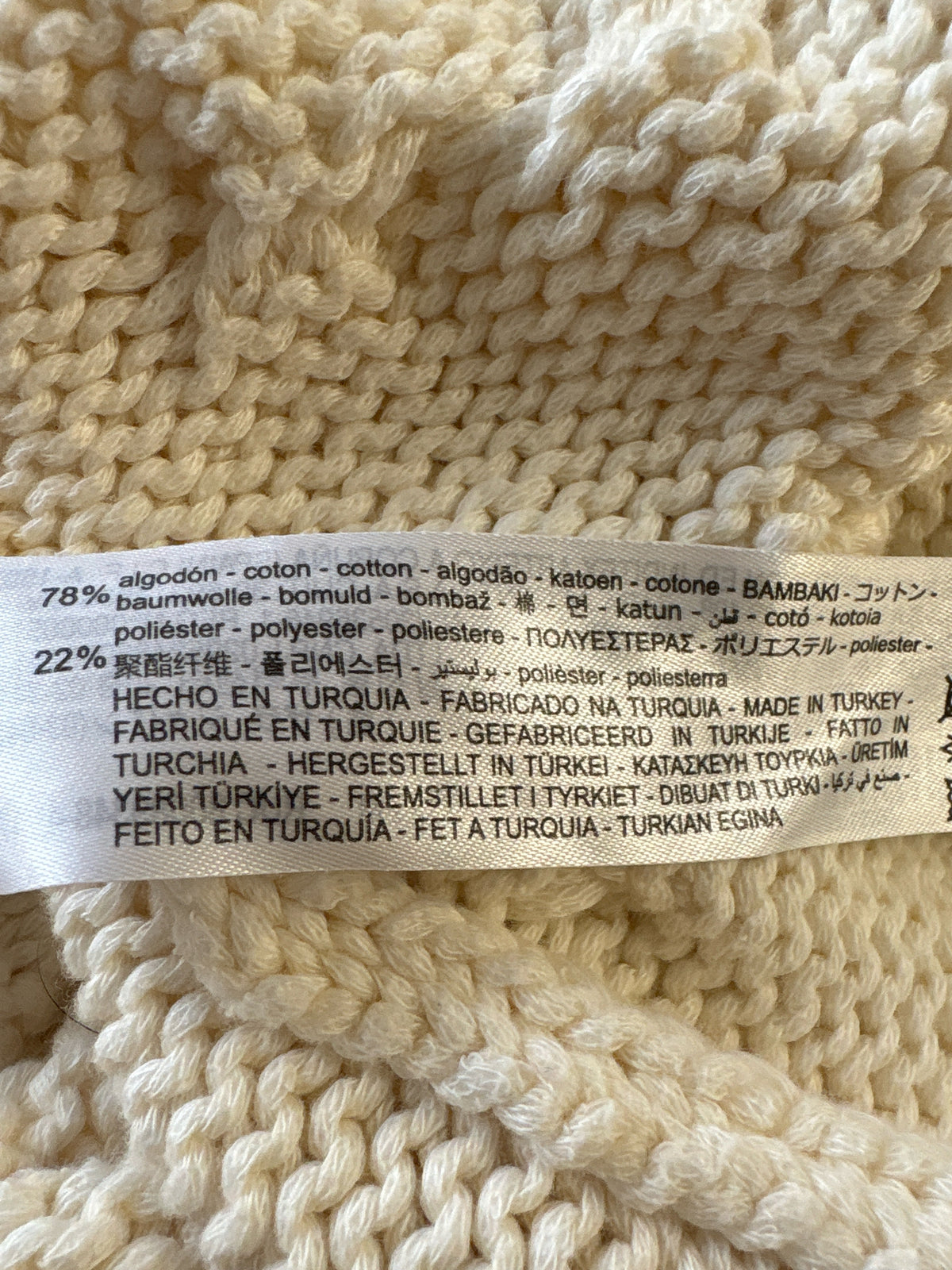 ZARA Size M off white Vest