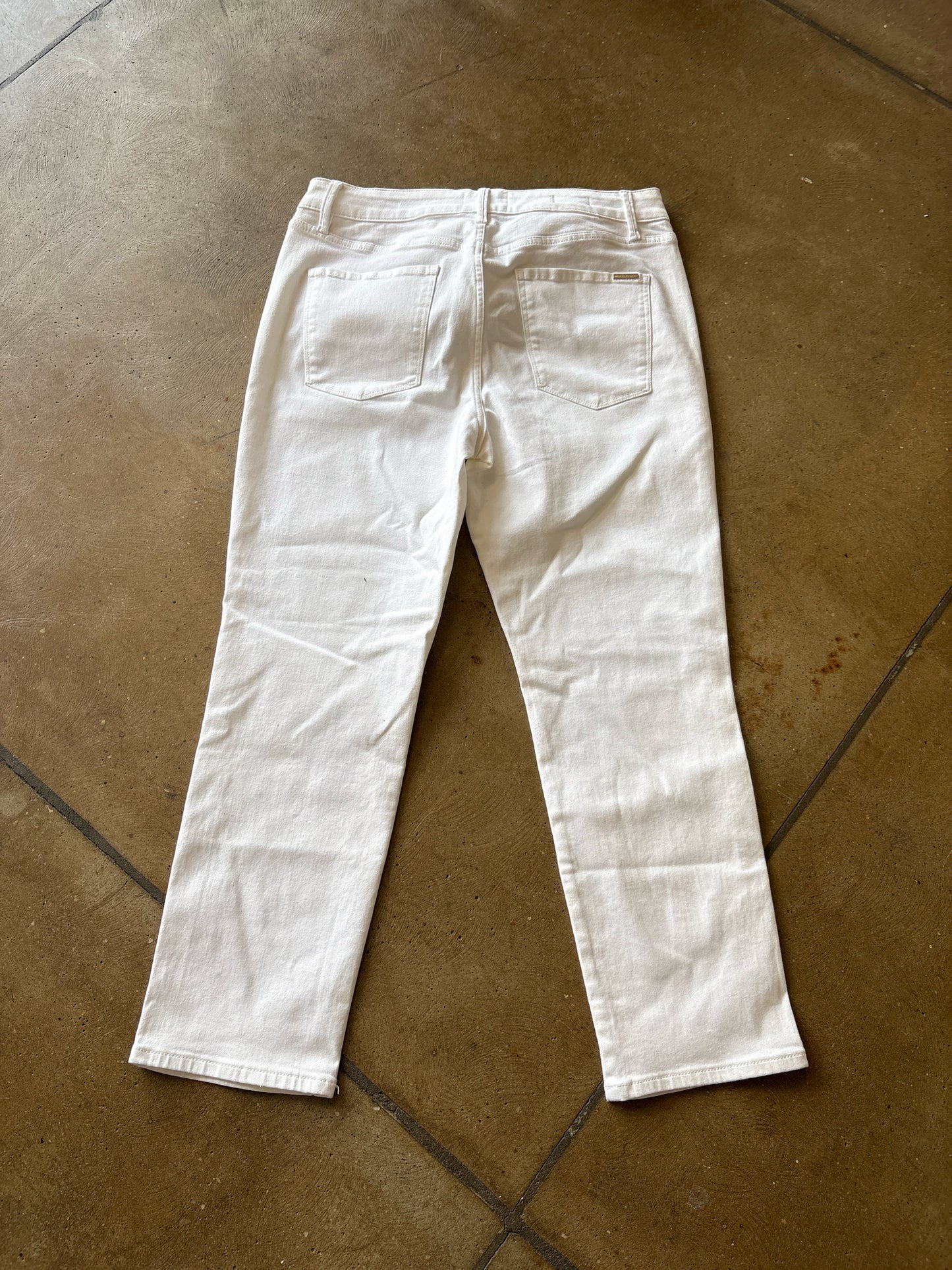 WhiteHouseBlackMrkt Size 12 White Jeans