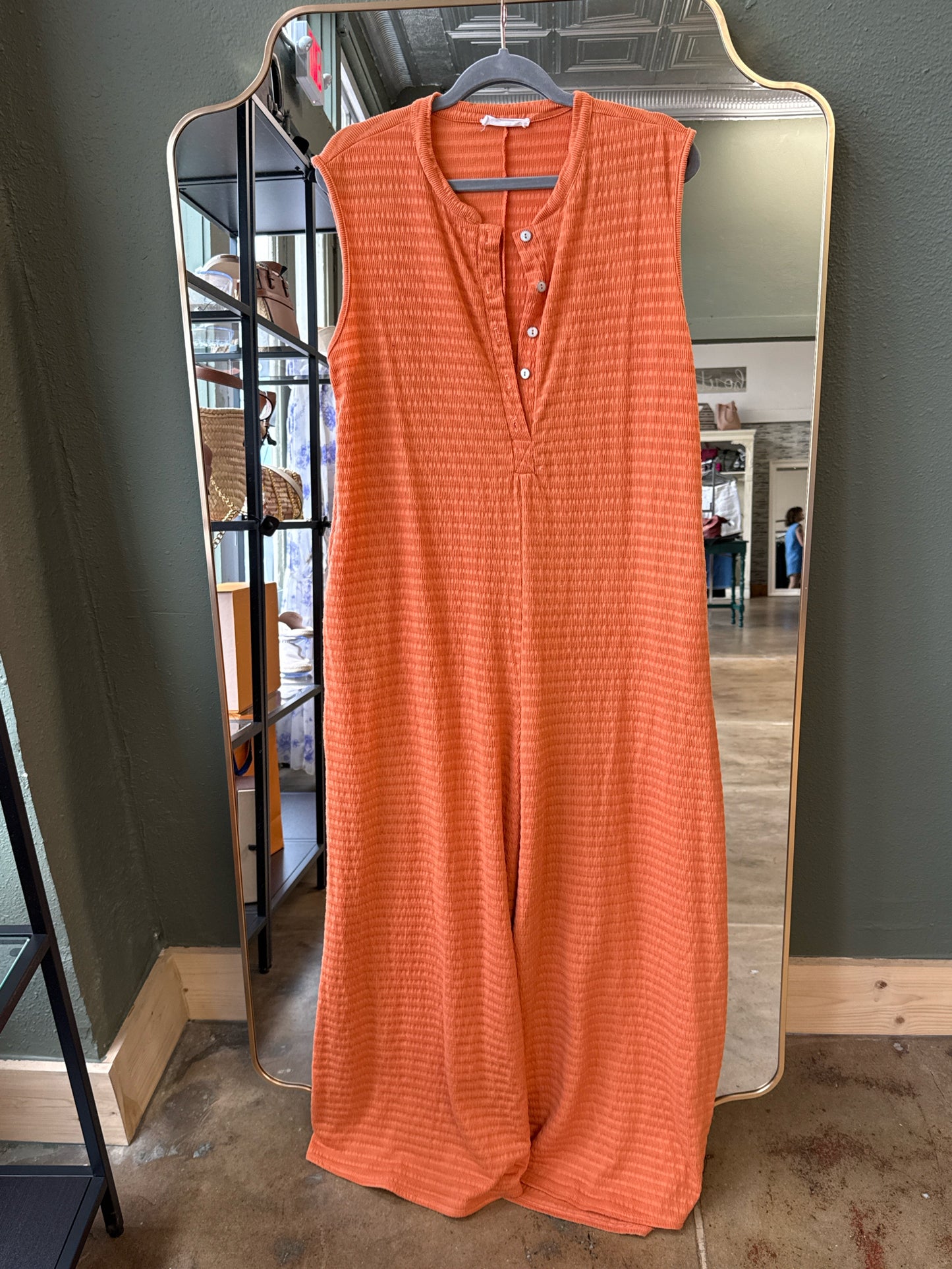 Jade by Jane Orange Romper
