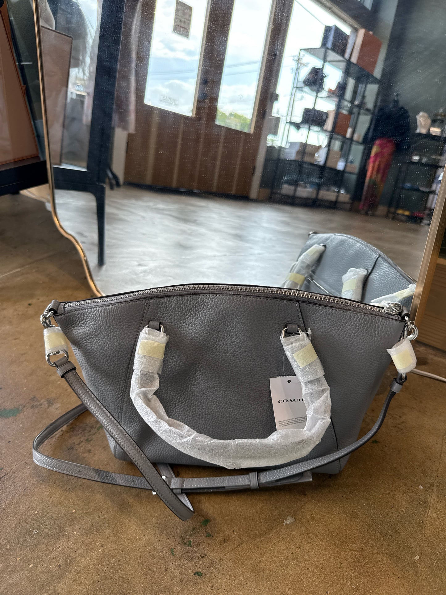 COACH Gray Purse