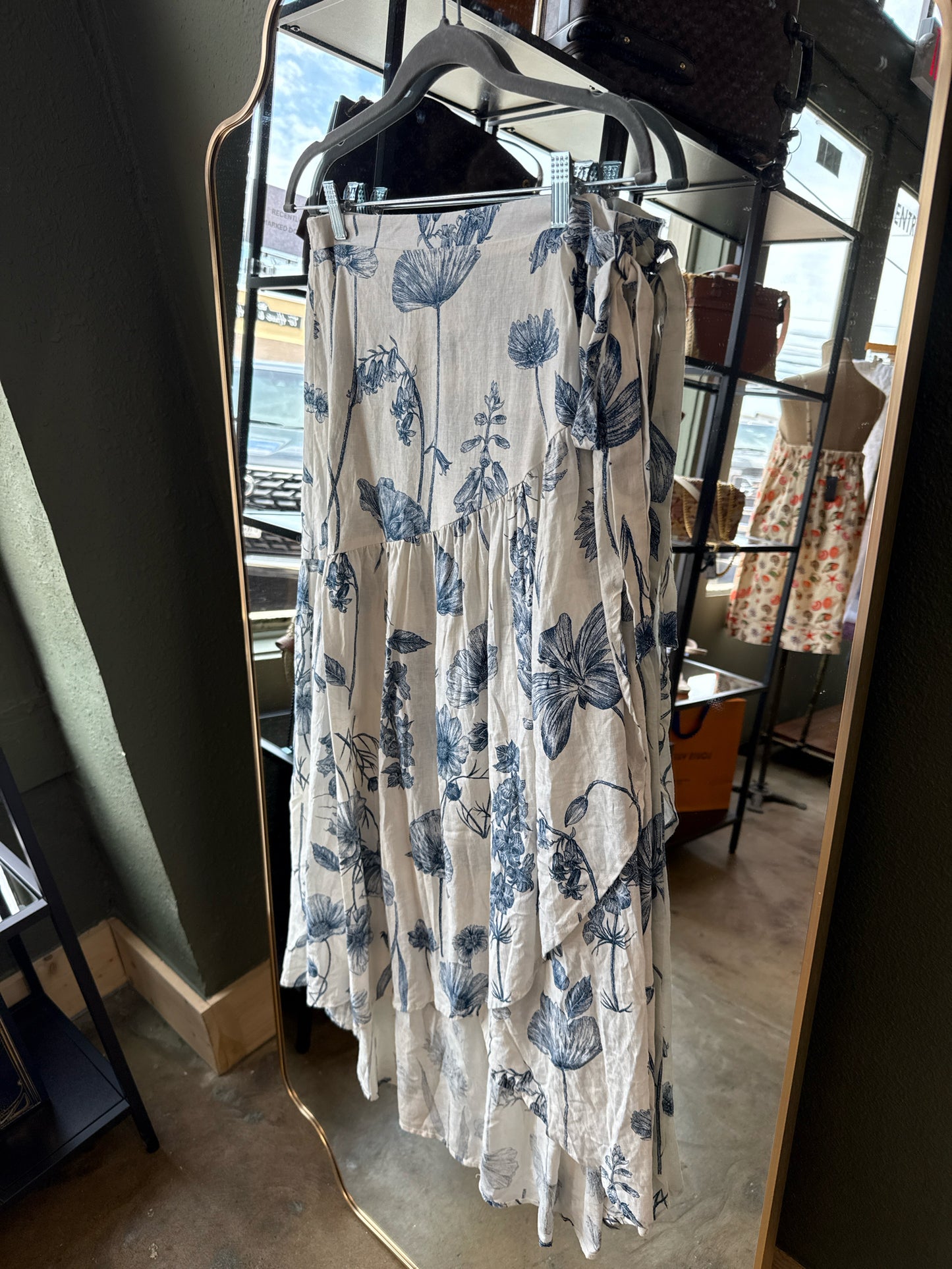 Rachel Zoe Size S Blue/White Skirt