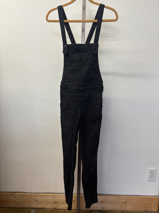 free people Size 25 Black Denim Overalls