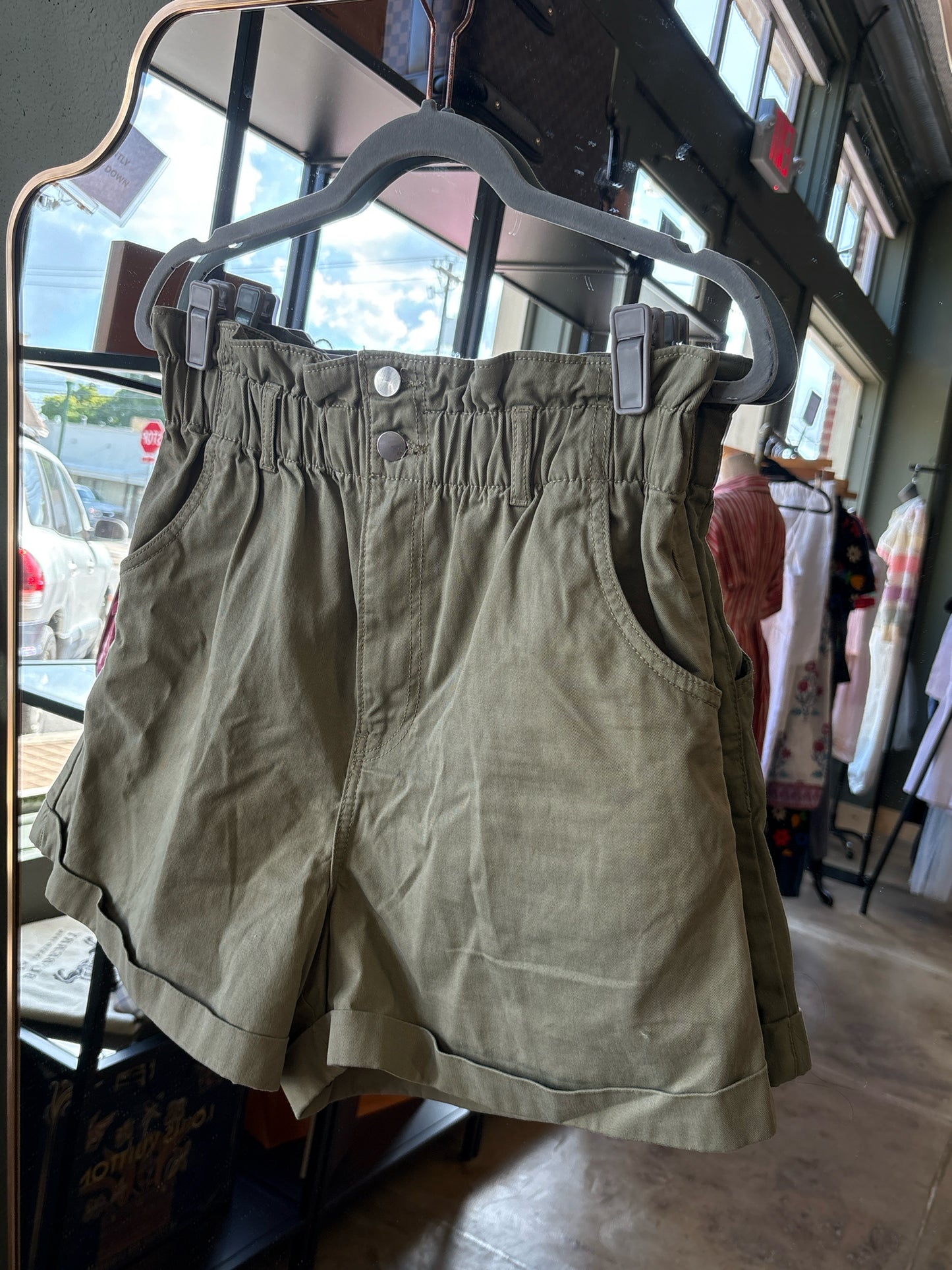 H & M Size 10 Green Shorts