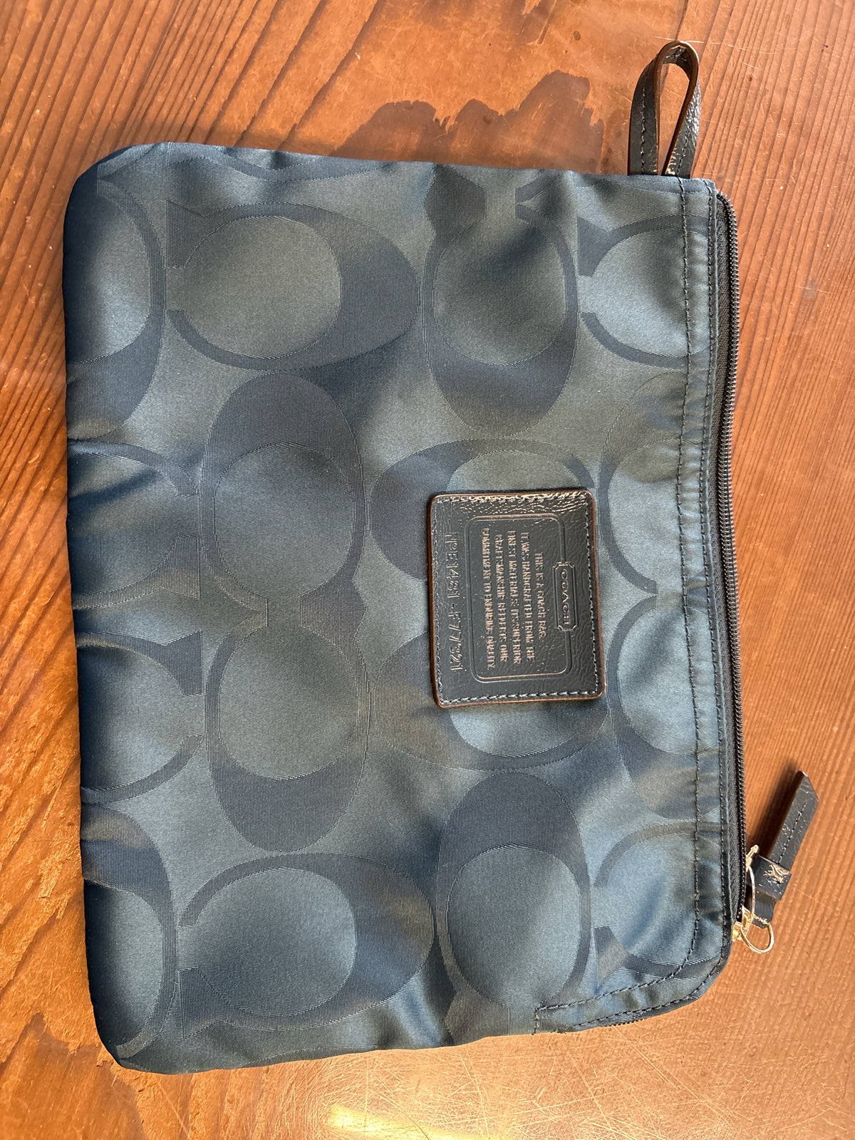 COACH Teal Bag