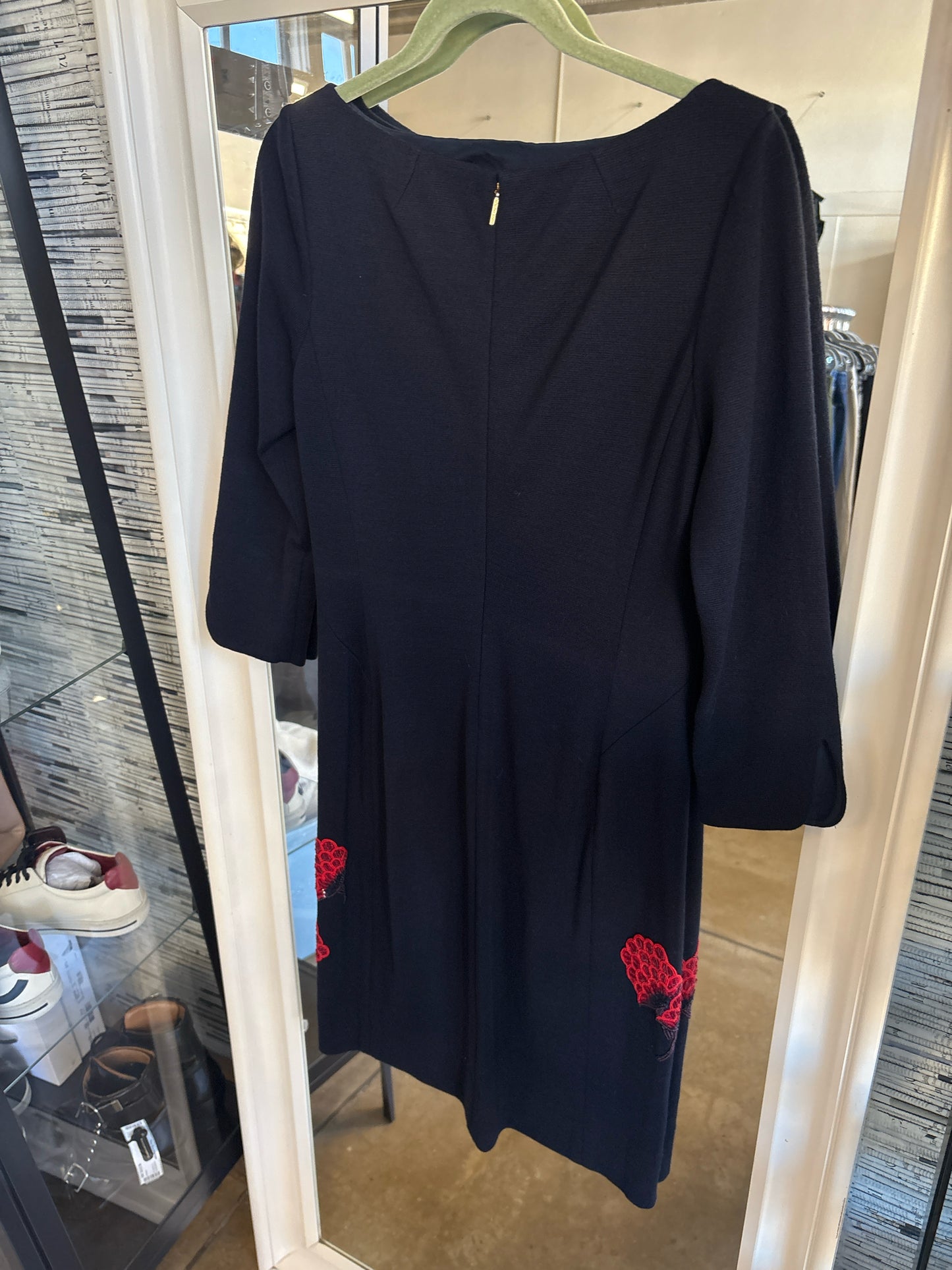 Tory Burch Size M Navy/Red Dress