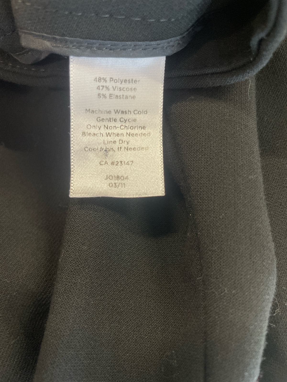 TALBOTS Size 8 Black Pants