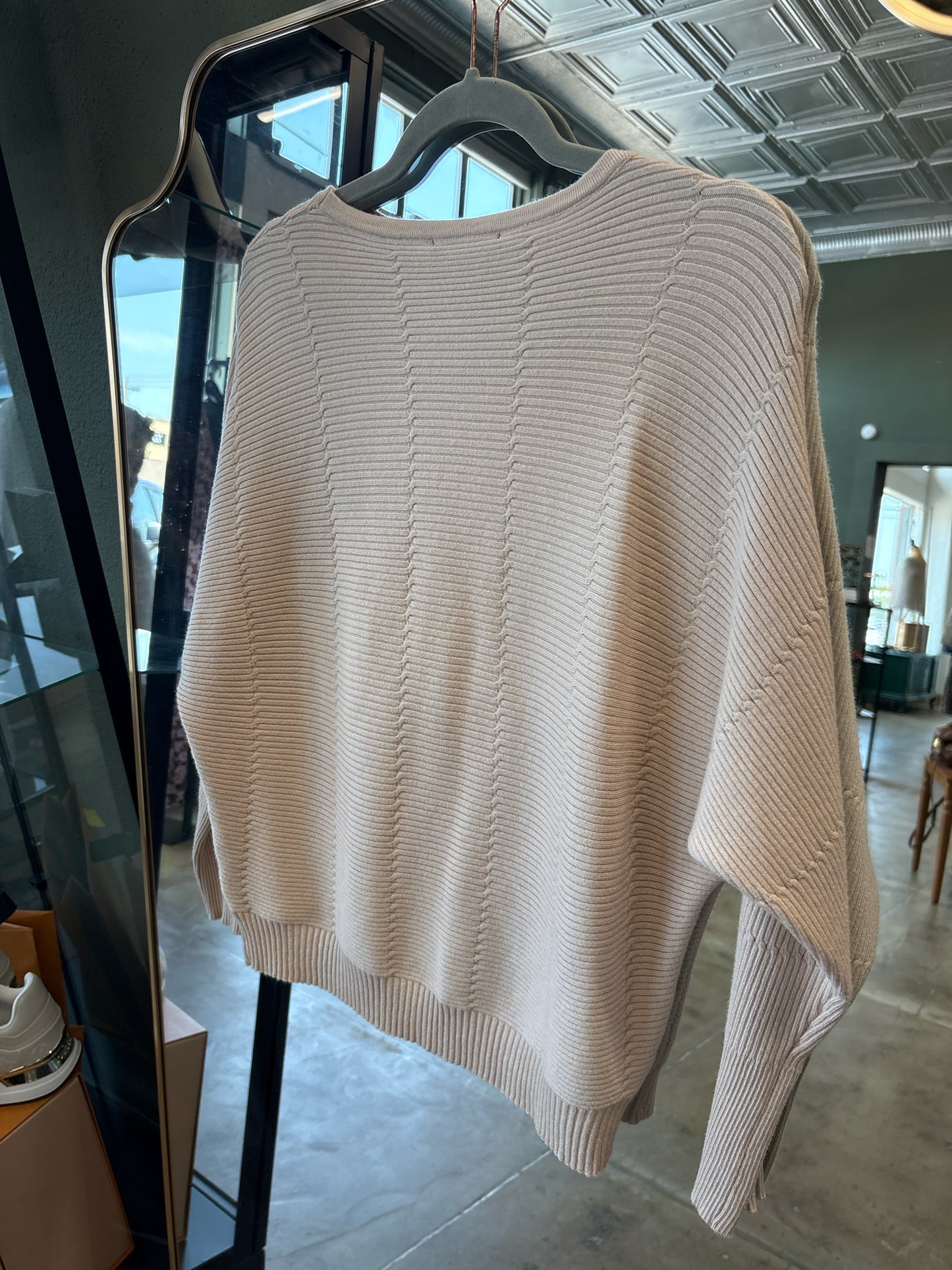 TAHARI Size XS Bone Sweater