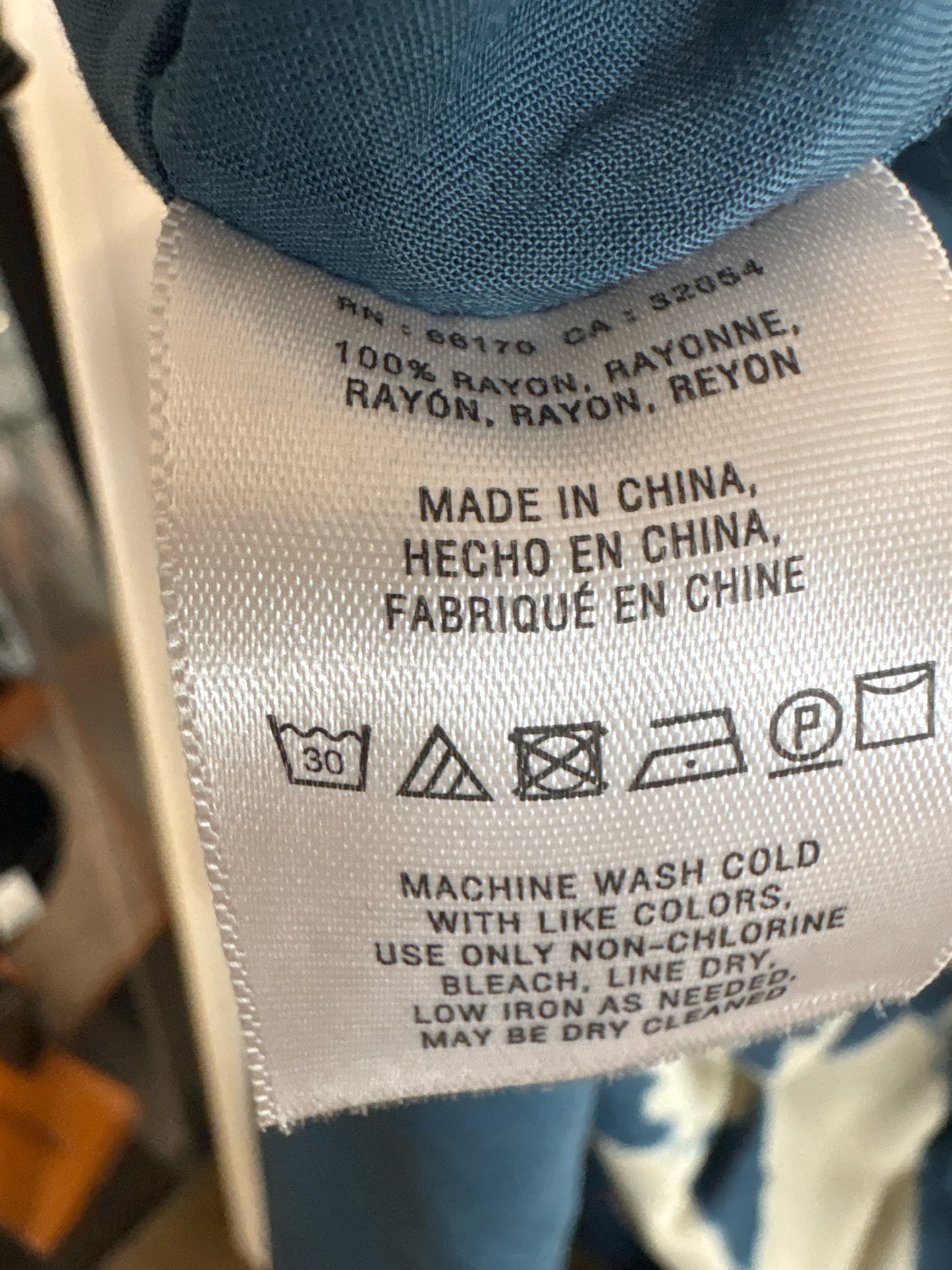 Maeve Size 2 Blue/Cream Dress