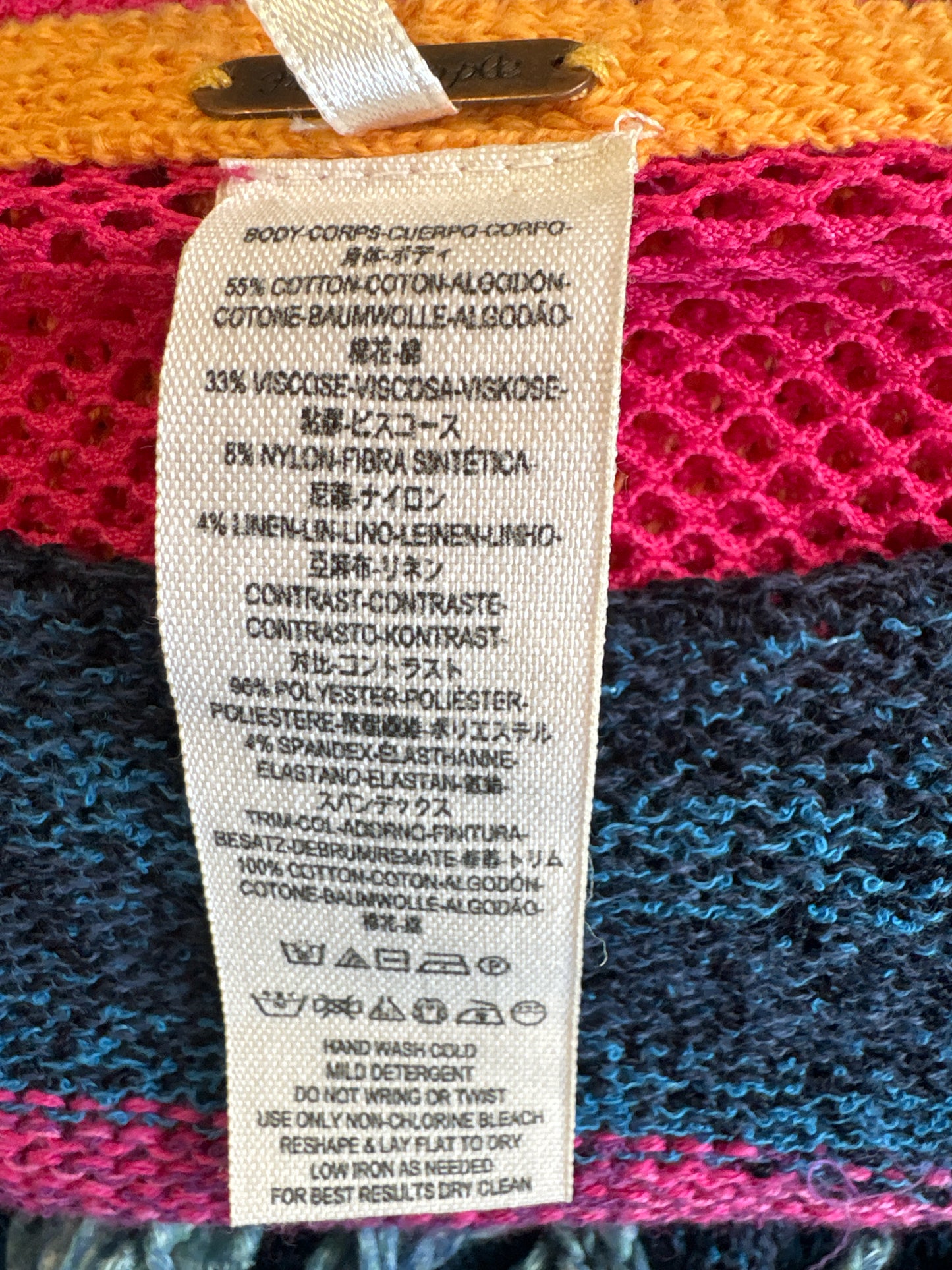 free people Size XS blue multi Poncho/Cape