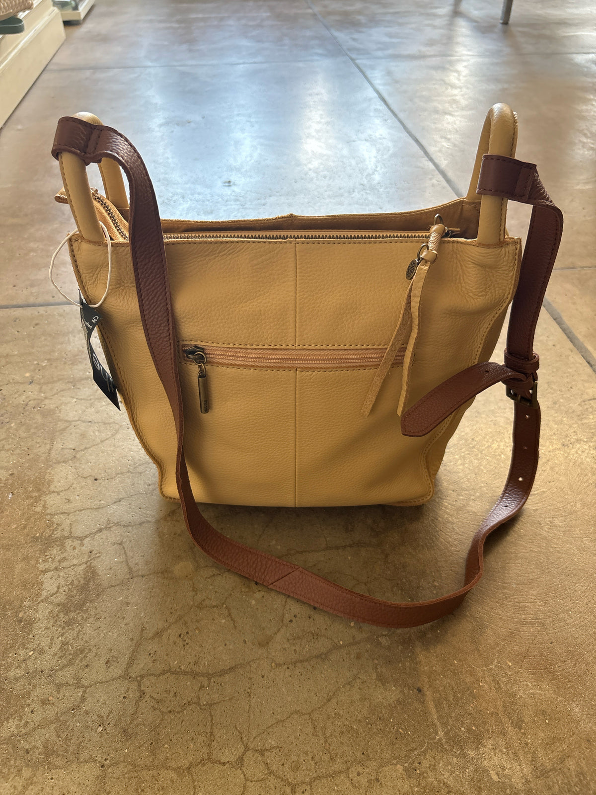 The Sak Yellow Leather Purse