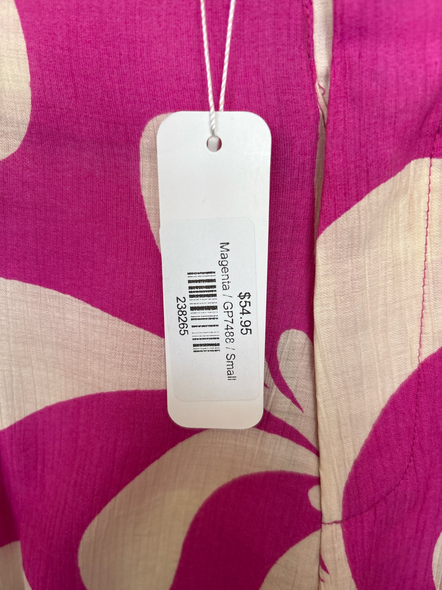 GLAM Size S Pink/Cream Pants