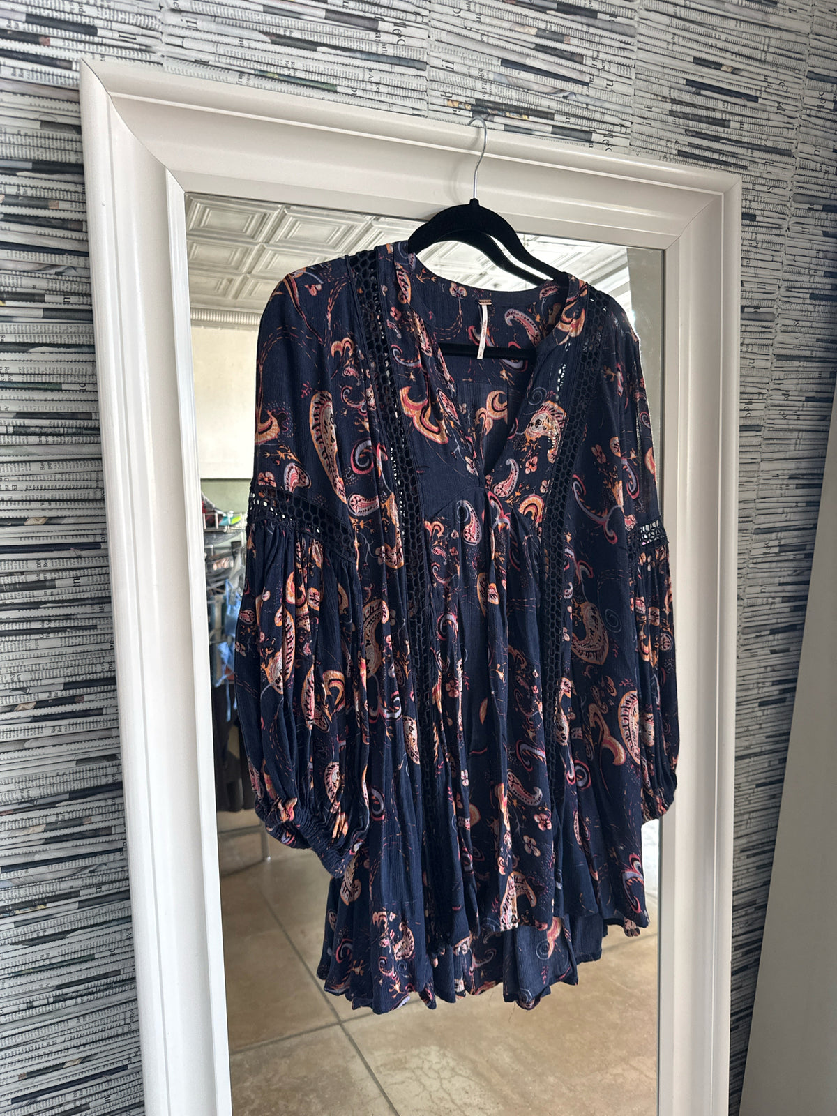 free people Size S Navy Top
