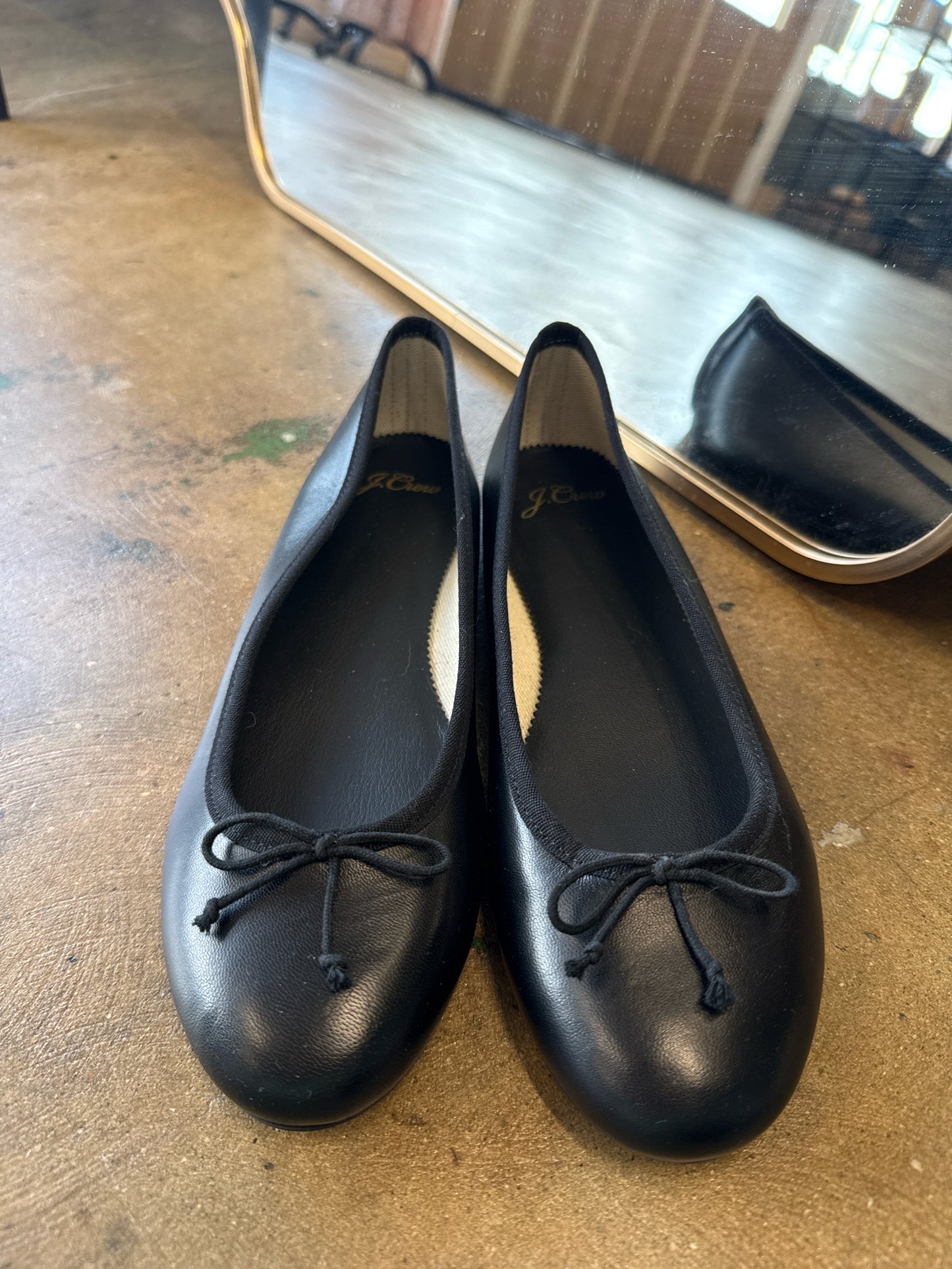 Jcrew Shoe Size 7 Black Flats