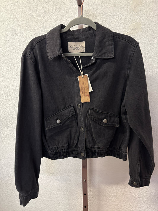 Ashley Viintage Charm Size L Black Shacket