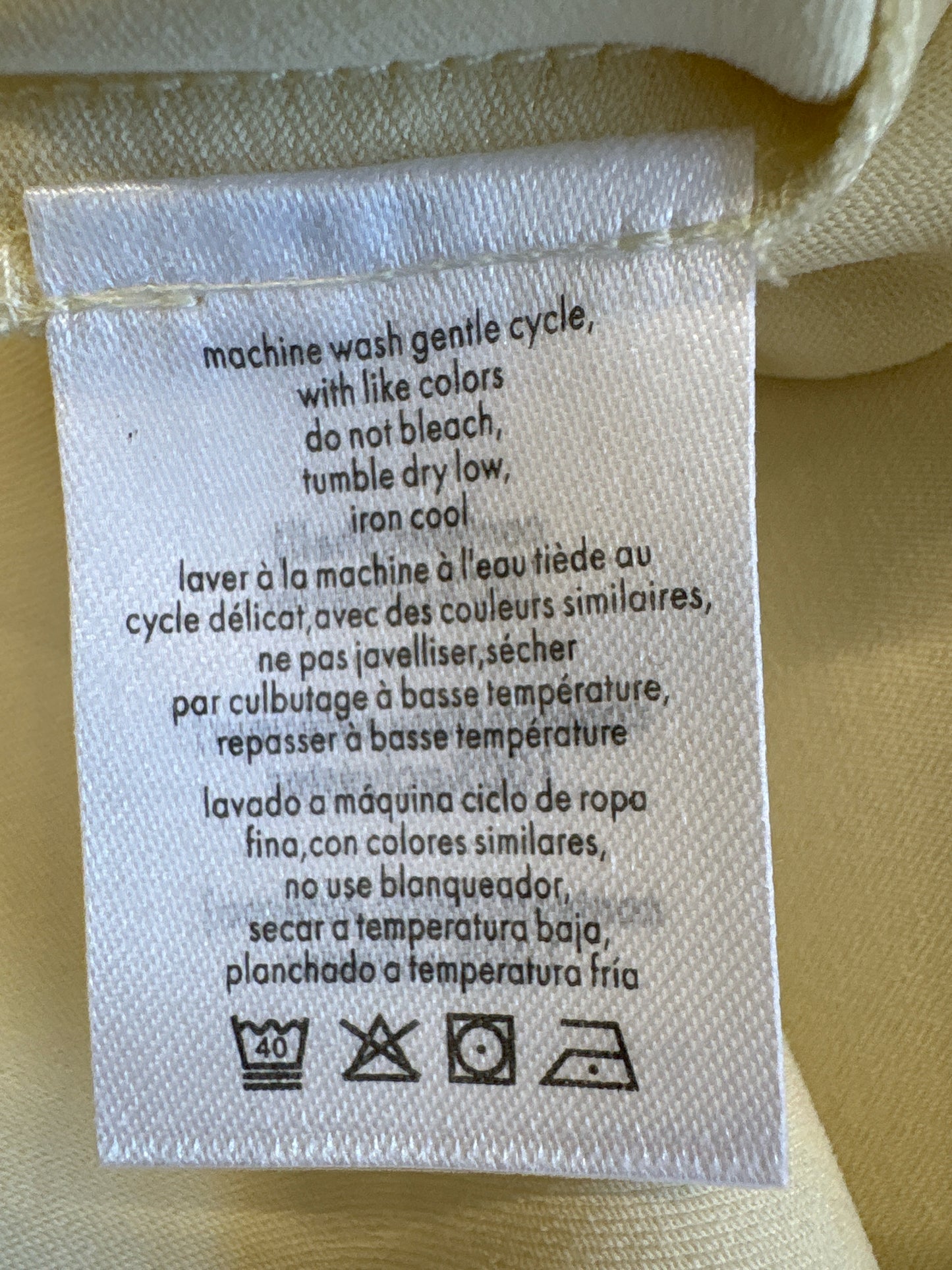 WEWOREWHAT Size M Ecru Dress