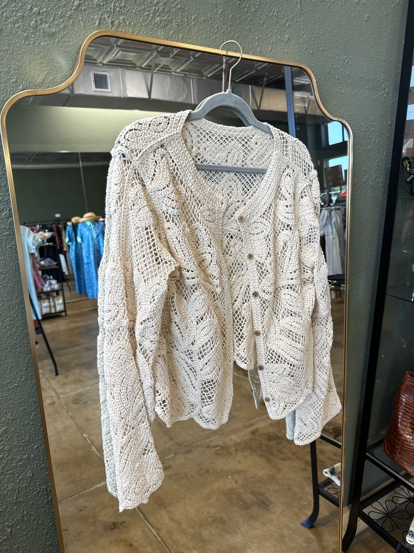 Commense Size S Cream Cardigan